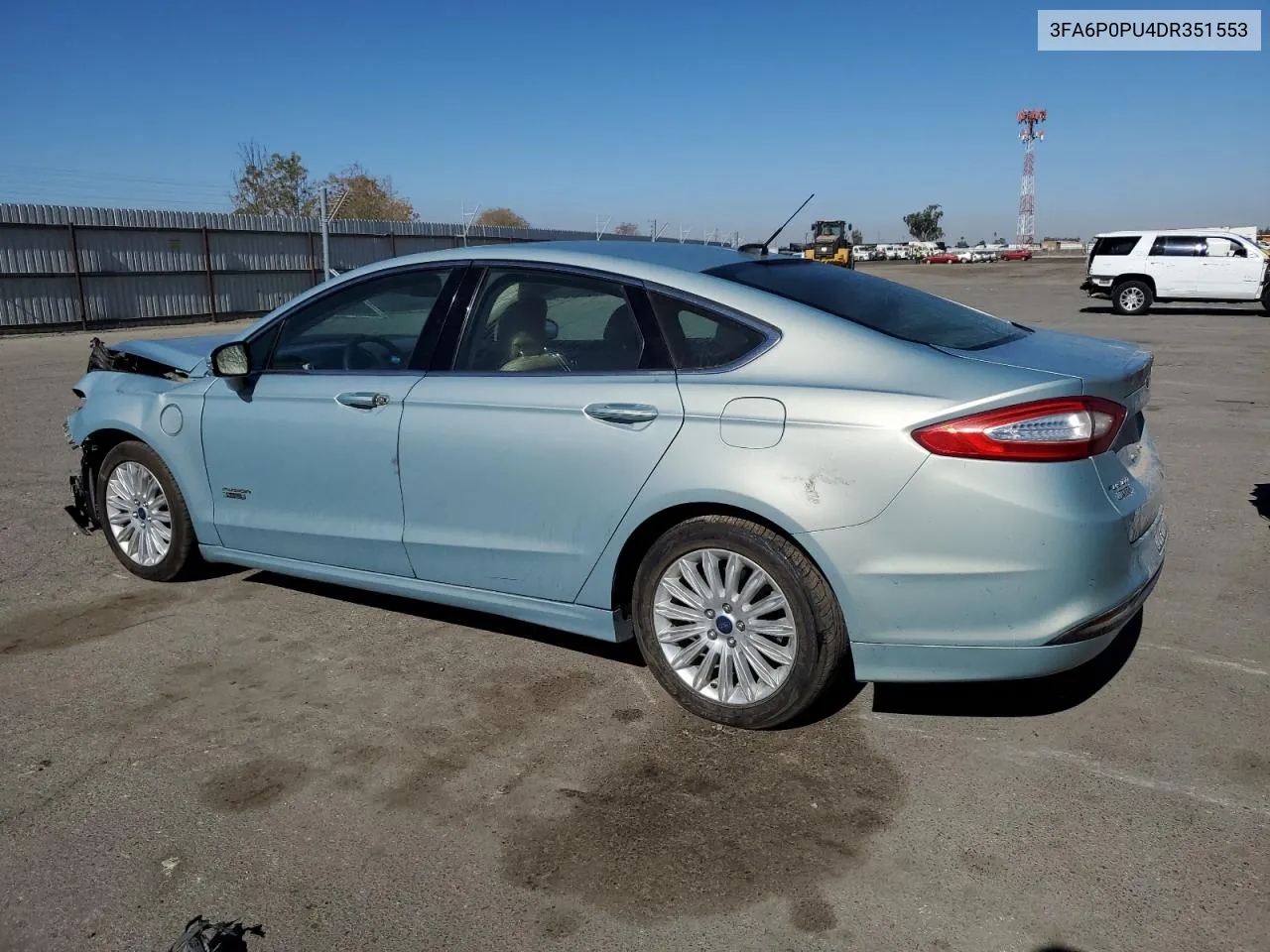 2013 Ford Fusion Se Phev VIN: 3FA6P0PU4DR351553 Lot: 79316154