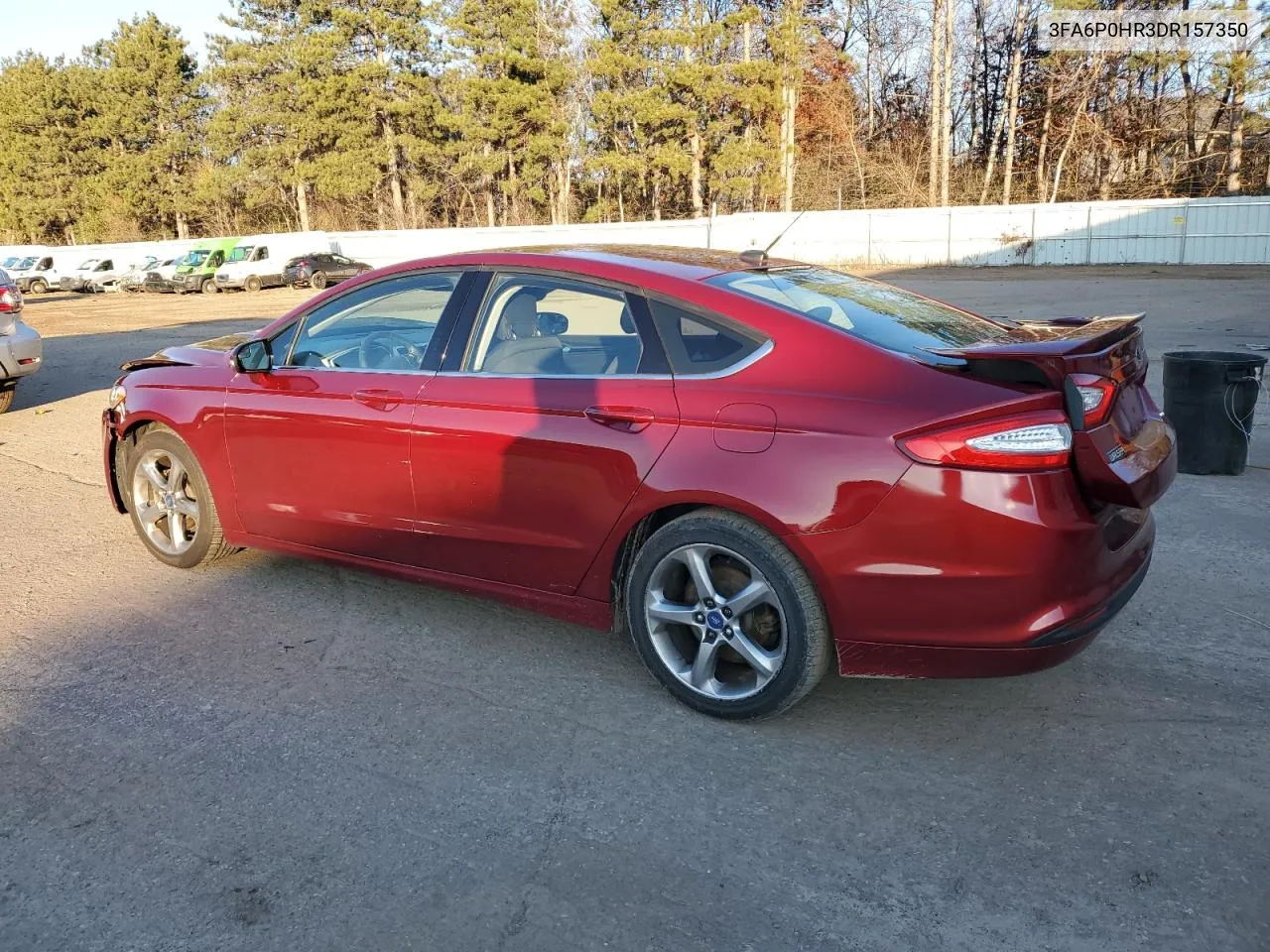 2013 Ford Fusion Se VIN: 3FA6P0HR3DR157350 Lot: 79558644