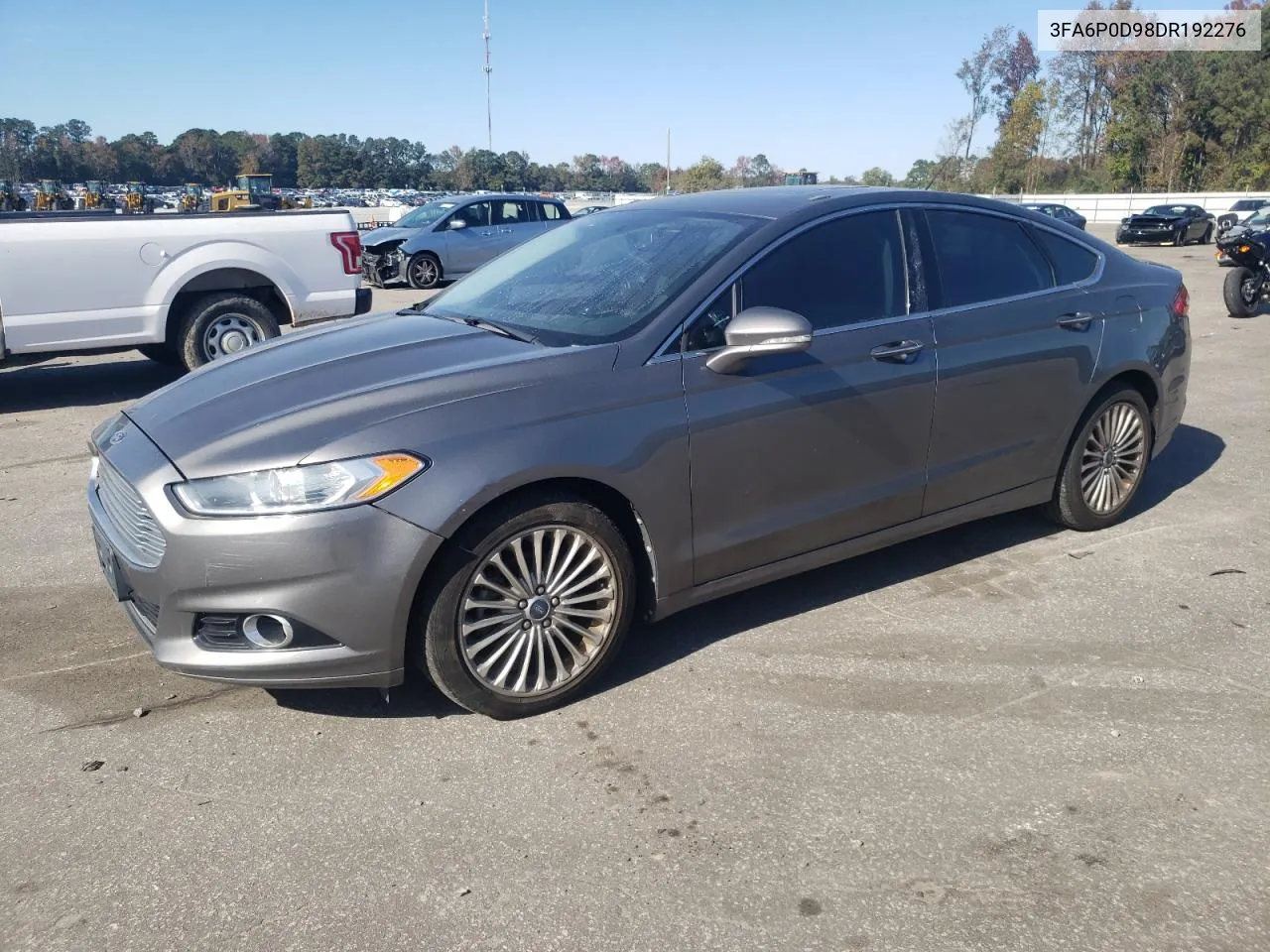 2013 Ford Fusion Titanium VIN: 3FA6P0D98DR192276 Lot: 79671674