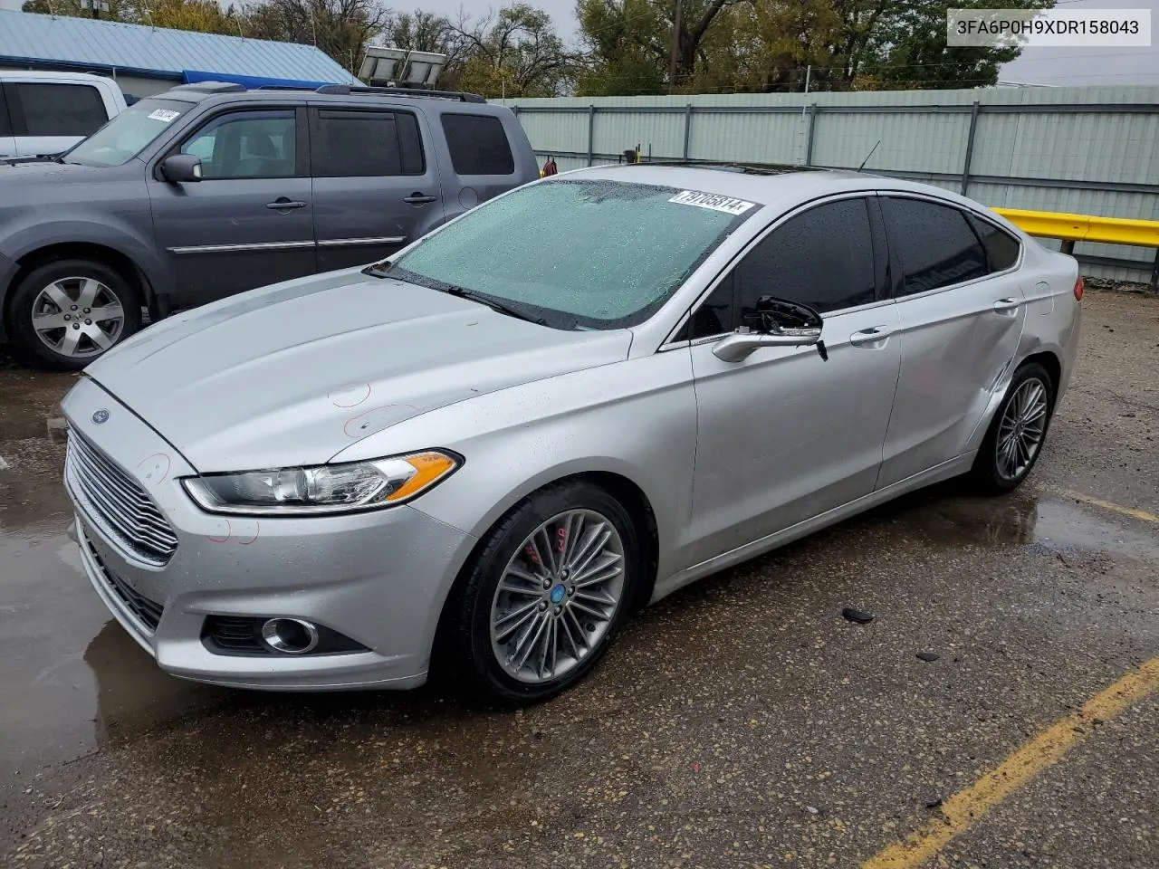 2013 Ford Fusion Se VIN: 3FA6P0H9XDR158043 Lot: 79705814