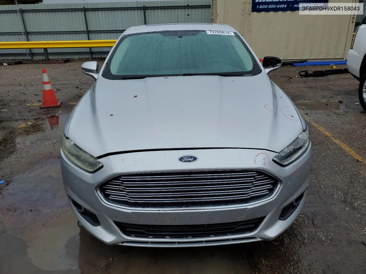 2013 Ford Fusion Se VIN: 3FA6P0H9XDR158043 Lot: 79705814