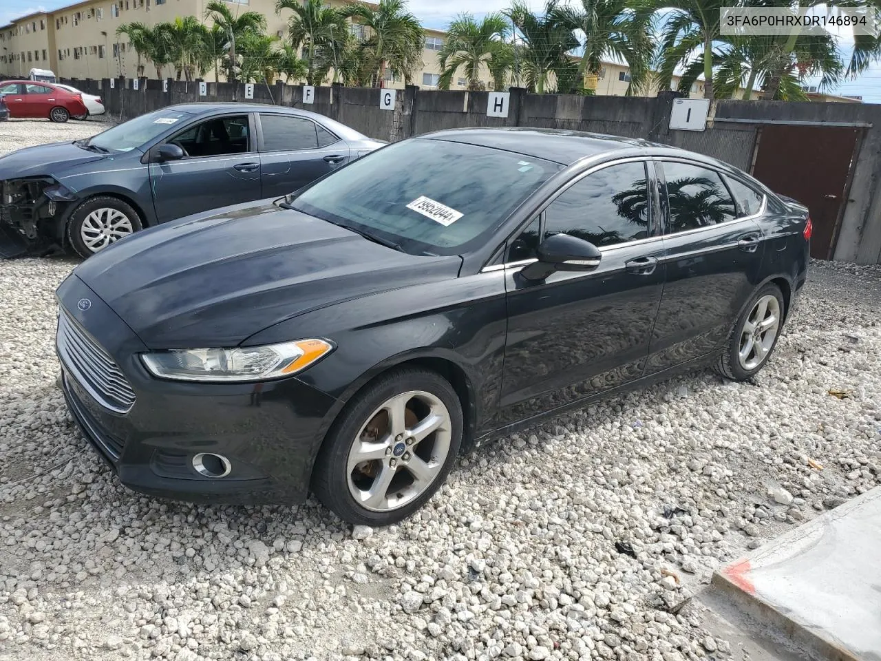 2013 Ford Fusion Se VIN: 3FA6P0HRXDR146894 Lot: 79952044