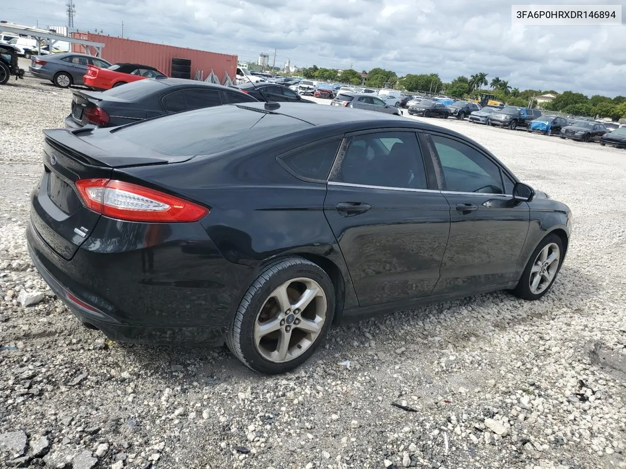 2013 Ford Fusion Se VIN: 3FA6P0HRXDR146894 Lot: 79952044