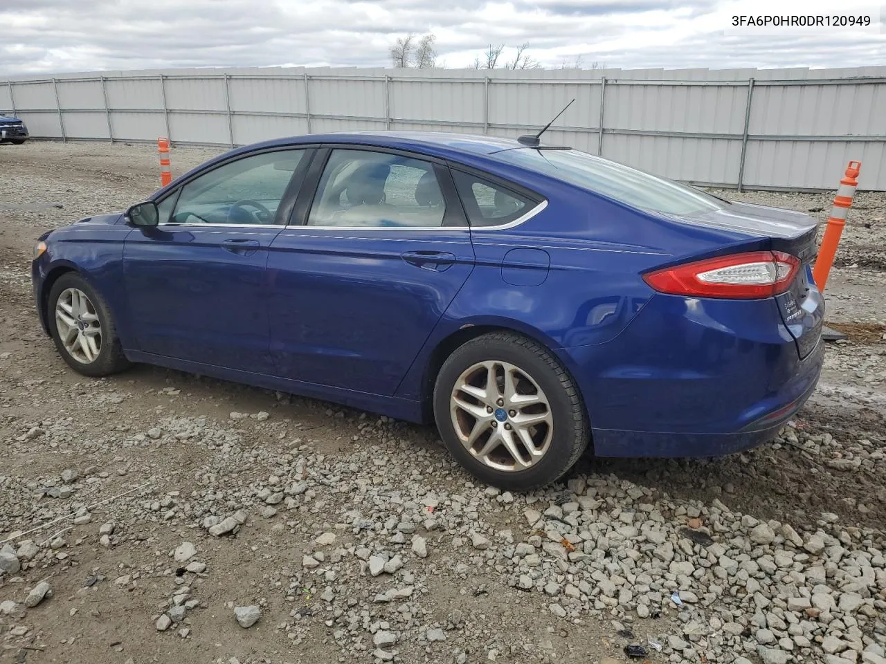 2013 Ford Fusion Se VIN: 3FA6P0HR0DR120949 Lot: 80137994