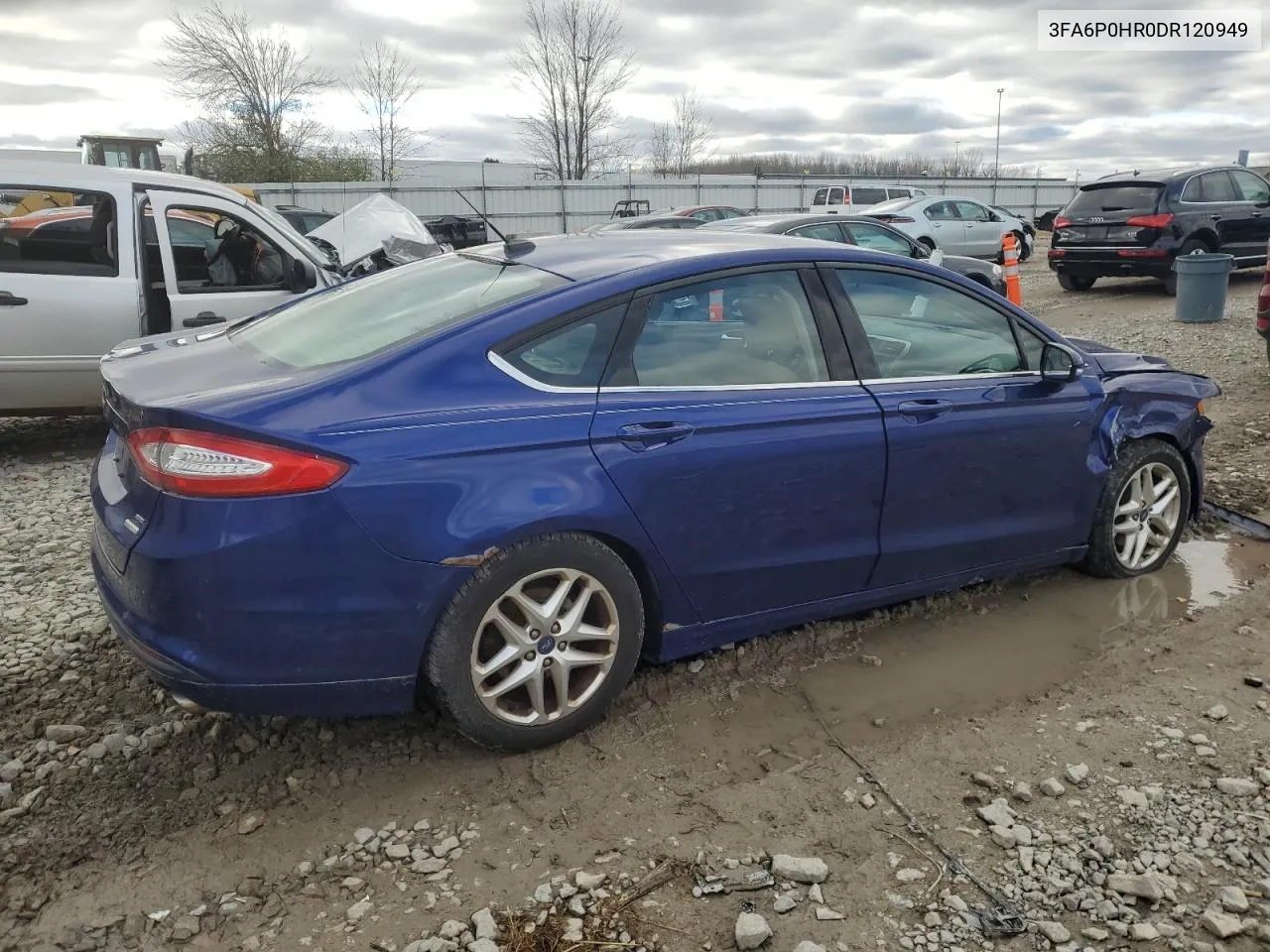 2013 Ford Fusion Se VIN: 3FA6P0HR0DR120949 Lot: 80137994