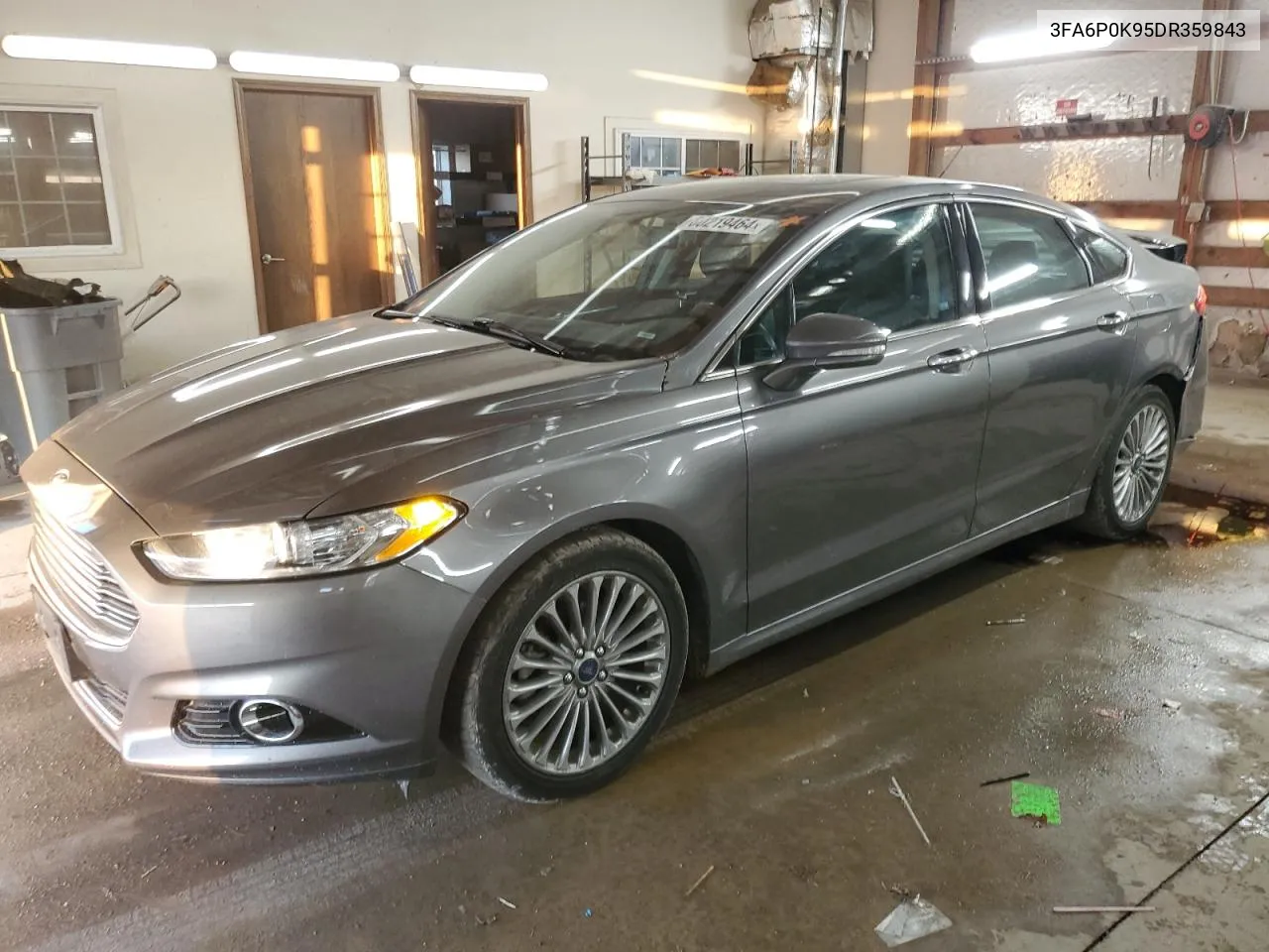 2013 Ford Fusion Titanium VIN: 3FA6P0K95DR359843 Lot: 80219464