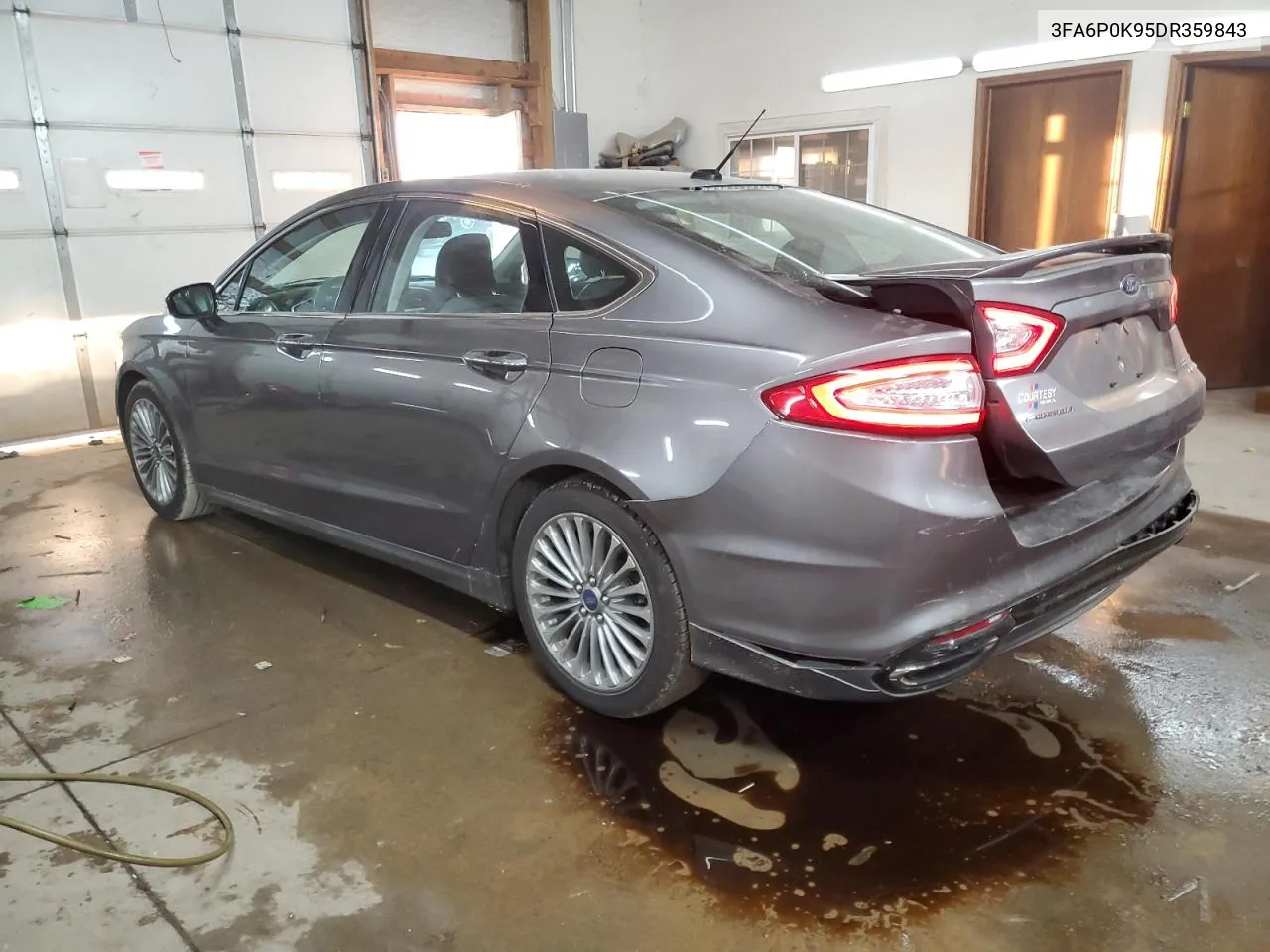 2013 Ford Fusion Titanium VIN: 3FA6P0K95DR359843 Lot: 80219464