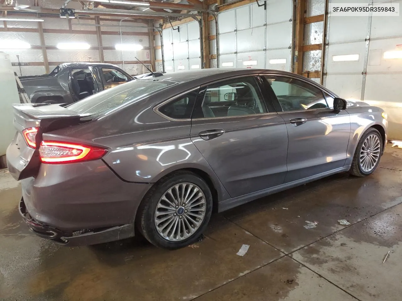 2013 Ford Fusion Titanium VIN: 3FA6P0K95DR359843 Lot: 80219464