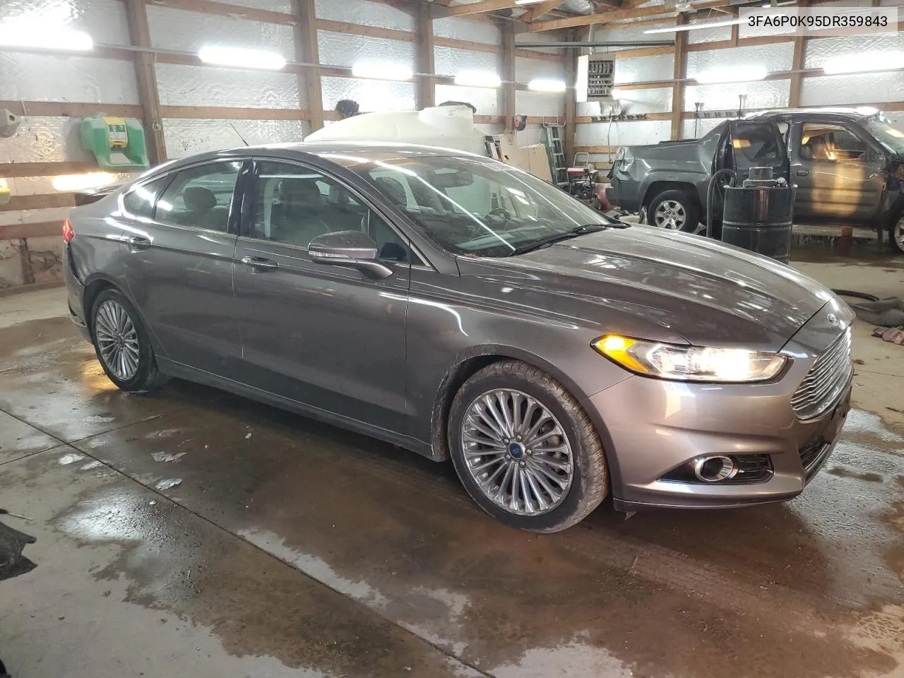 2013 Ford Fusion Titanium VIN: 3FA6P0K95DR359843 Lot: 80219464