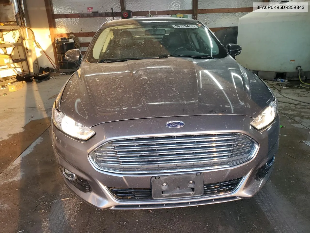 2013 Ford Fusion Titanium VIN: 3FA6P0K95DR359843 Lot: 80219464