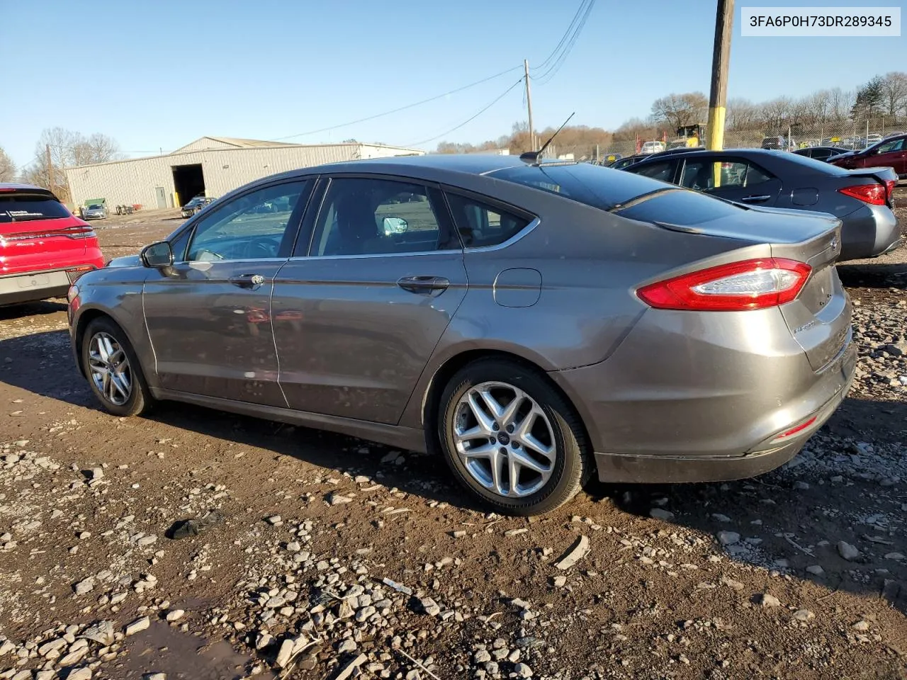 2013 Ford Fusion Se VIN: 3FA6P0H73DR289345 Lot: 80274034