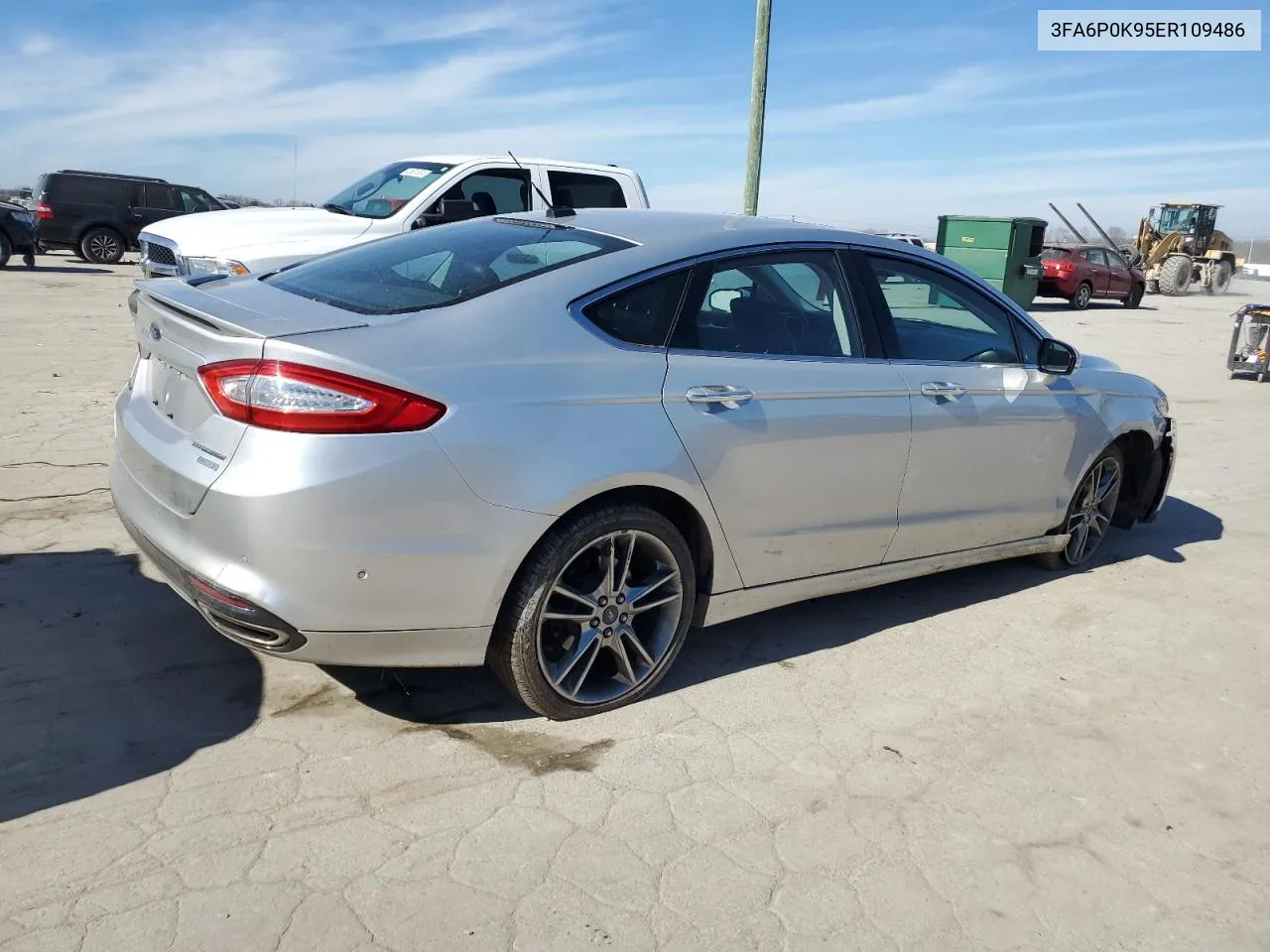 2014 Ford Fusion Titanium VIN: 3FA6P0K95ER109486 Lot: 41955774