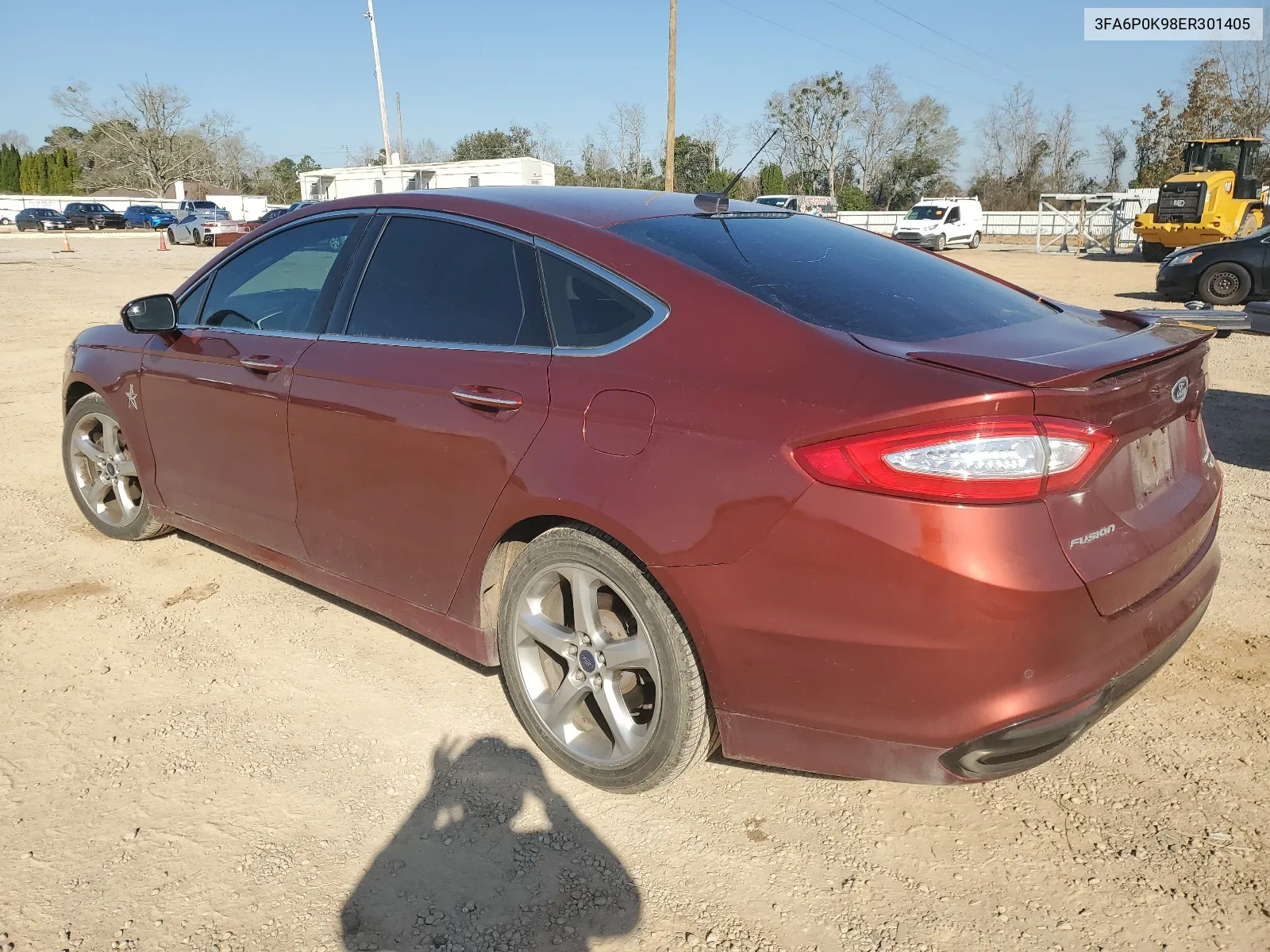 2014 Ford Fusion Titanium VIN: 3FA6P0K98ER301405 Lot: 43778954