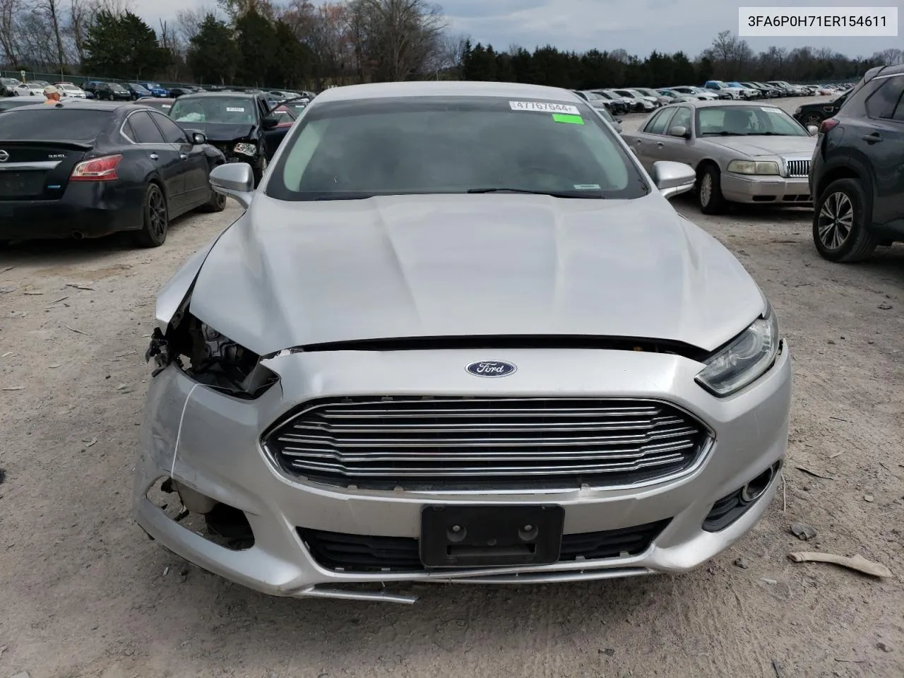 3FA6P0H71ER154611 2014 Ford Fusion Se