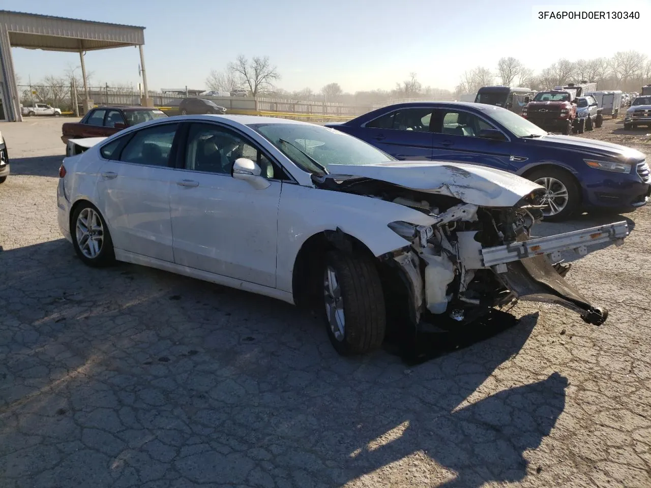 2014 Ford Fusion Se VIN: 3FA6P0HD0ER130340 Lot: 49258344