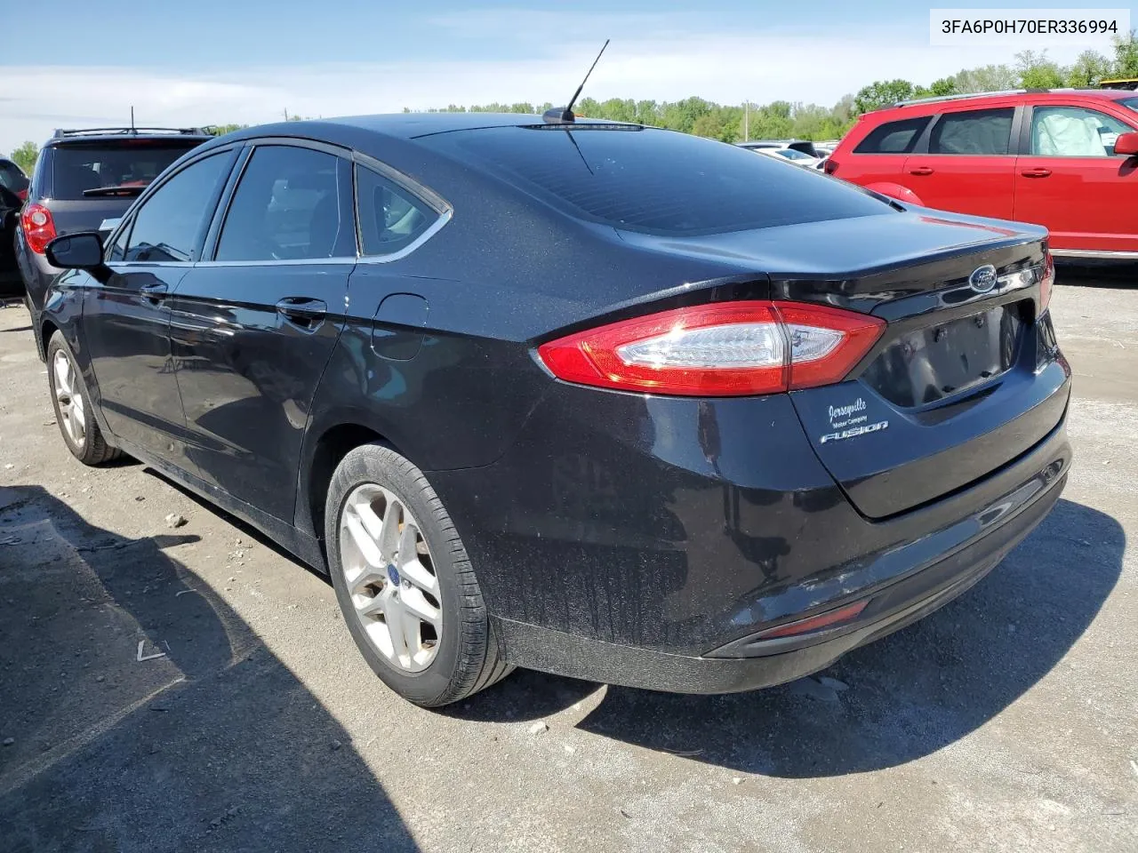 2014 Ford Fusion Se VIN: 3FA6P0H70ER336994 Lot: 51168154