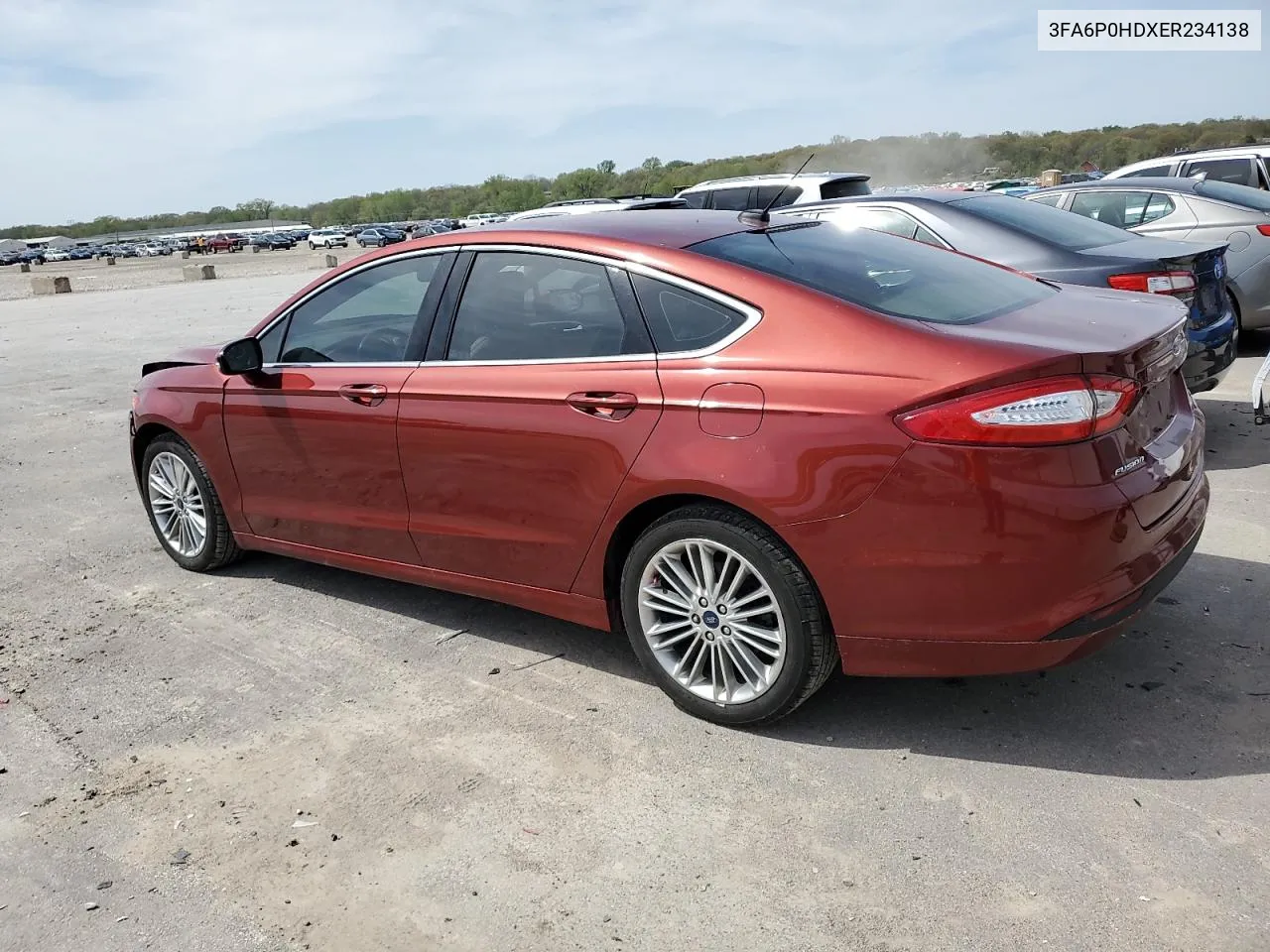 2014 Ford Fusion Se VIN: 3FA6P0HDXER234138 Lot: 51989784