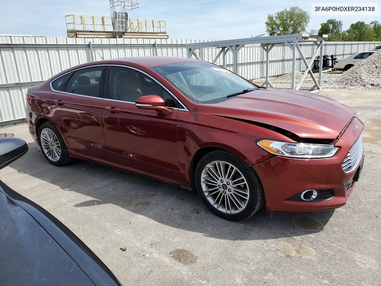 2014 Ford Fusion Se VIN: 3FA6P0HDXER234138 Lot: 51989784