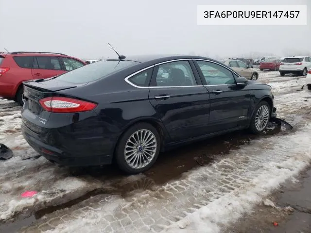 3FA6P0RU9ER147457 2014 Ford Fusion Titanium Hev