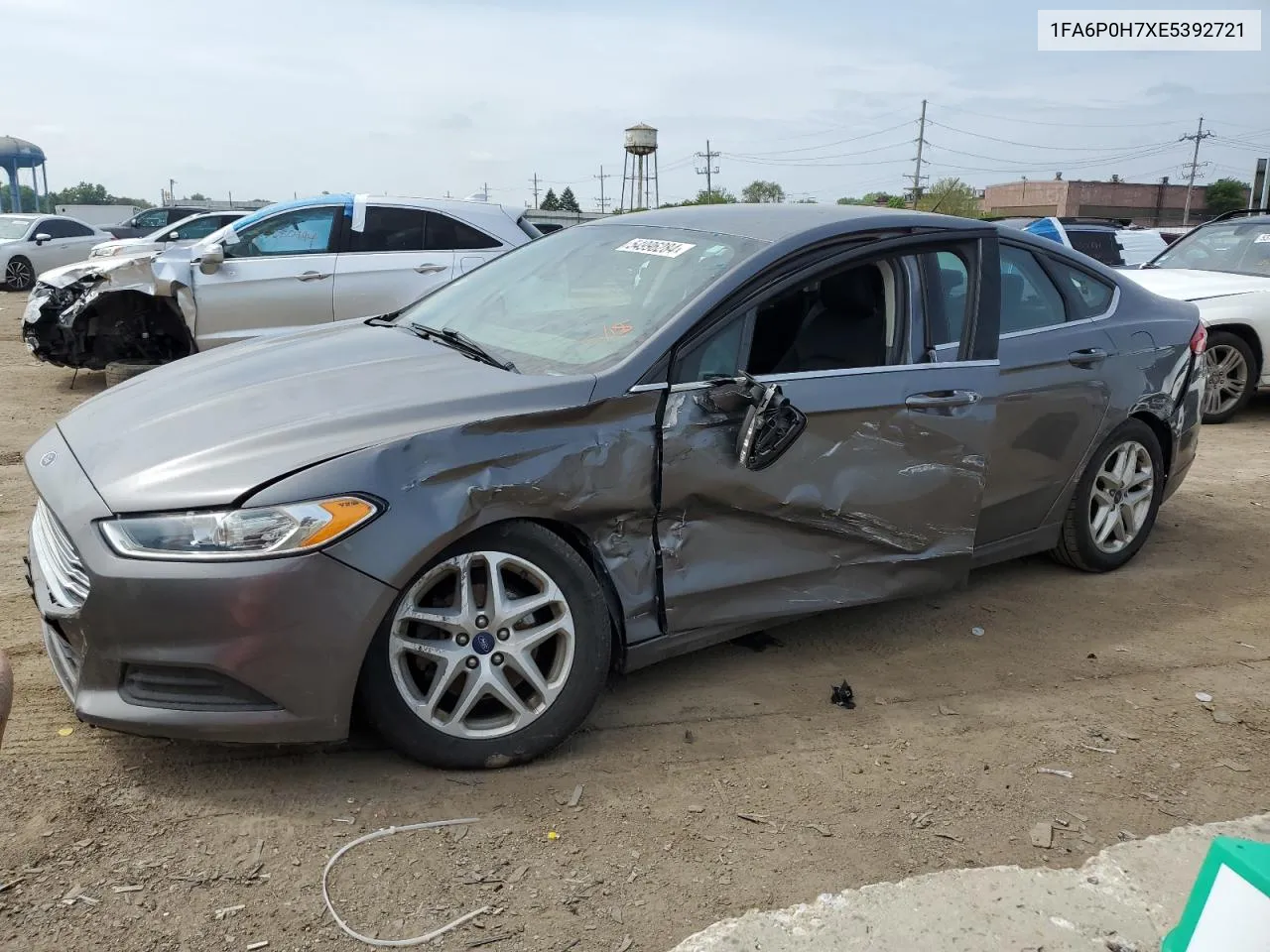 2014 Ford Fusion Se VIN: 1FA6P0H7XE5392721 Lot: 54996284