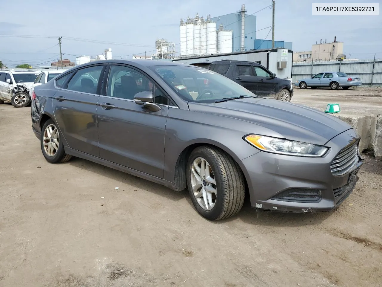 2014 Ford Fusion Se VIN: 1FA6P0H7XE5392721 Lot: 54996284