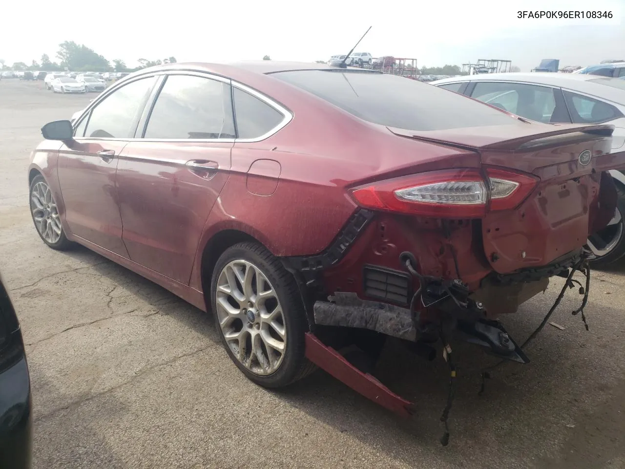 3FA6P0K96ER108346 2014 Ford Fusion Titanium