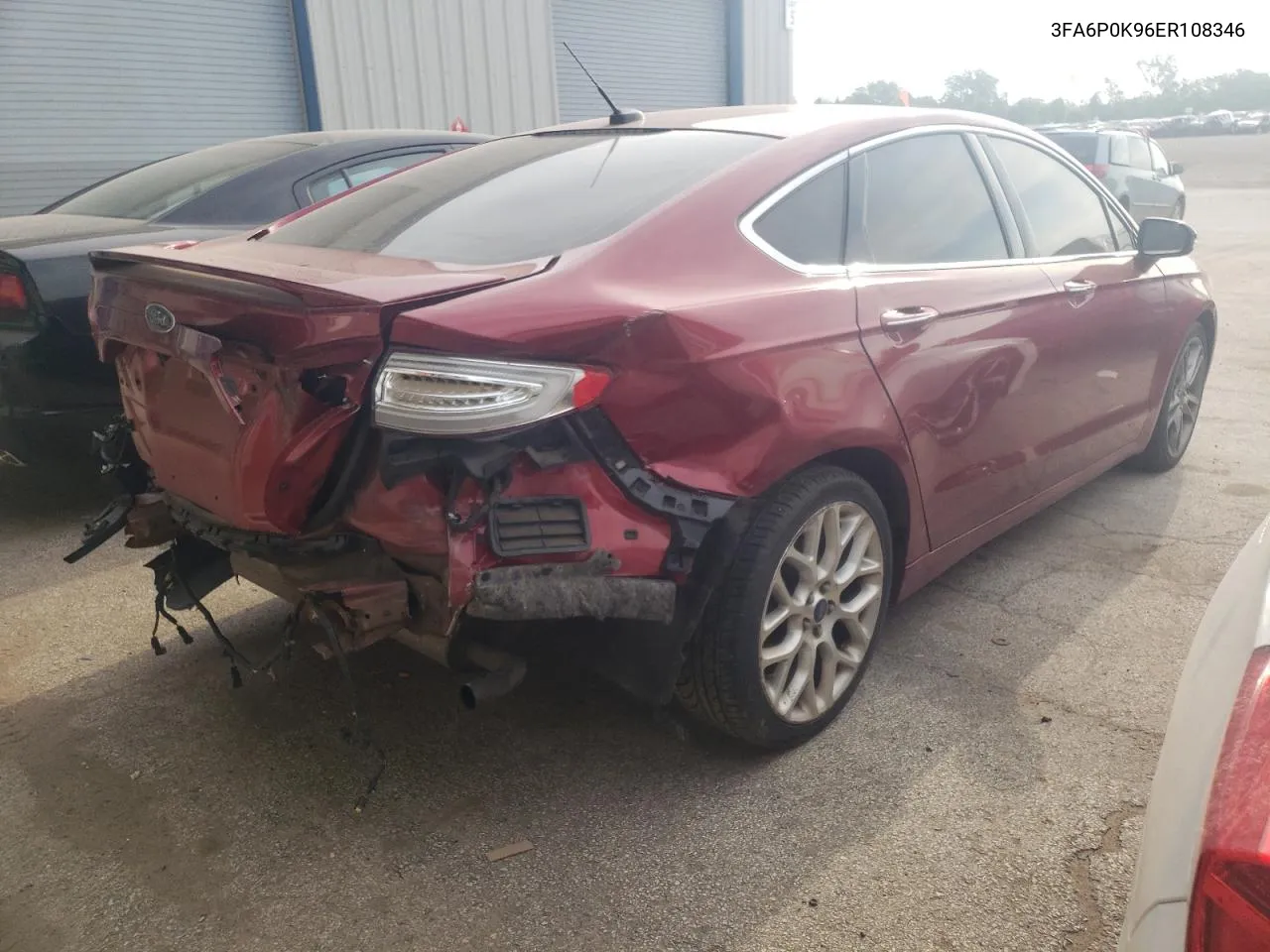 3FA6P0K96ER108346 2014 Ford Fusion Titanium