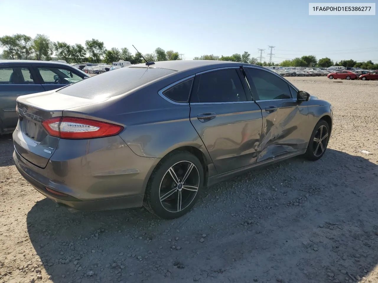 2014 Ford Fusion Se VIN: 1FA6P0HD1E5386277 Lot: 55650854