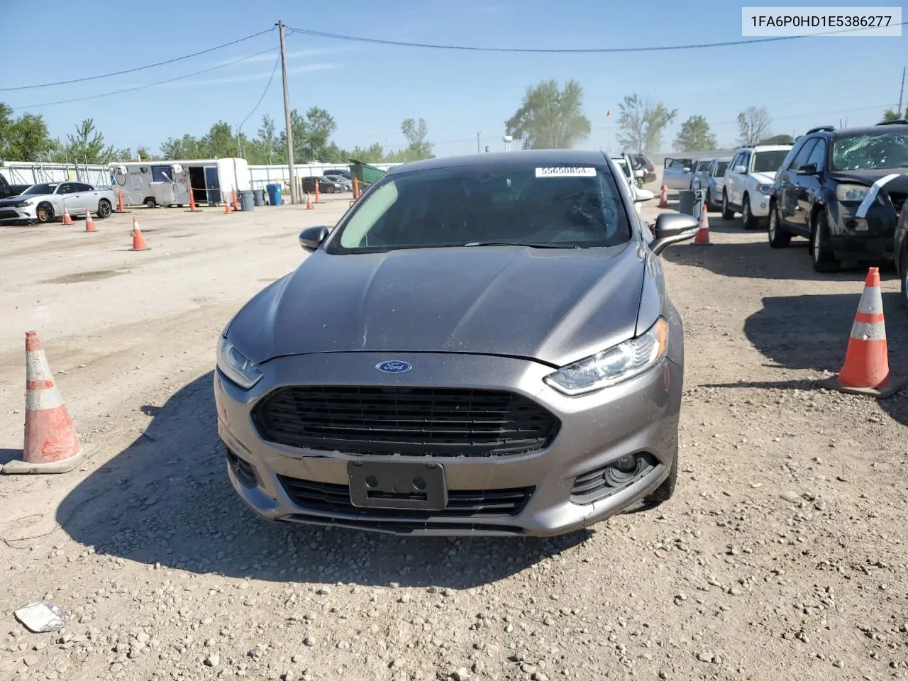 2014 Ford Fusion Se VIN: 1FA6P0HD1E5386277 Lot: 55650854