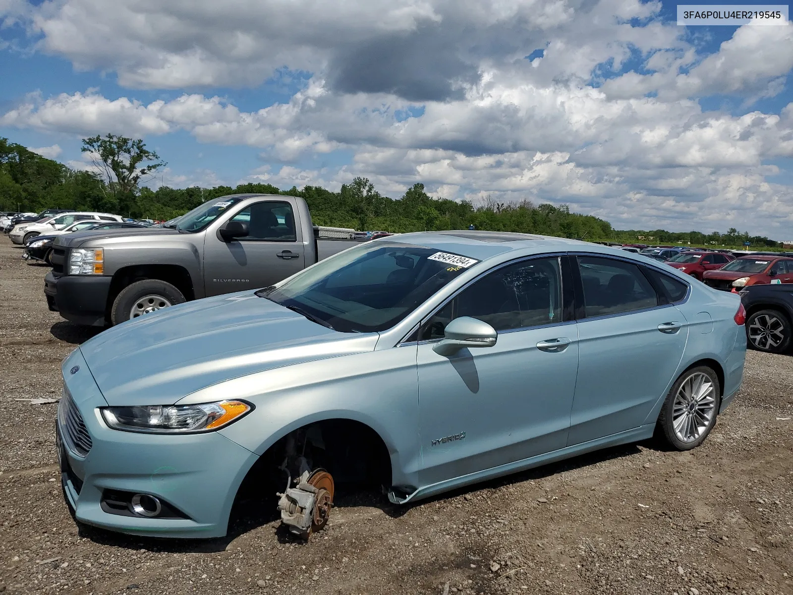 3FA6P0LU4ER219545 2014 Ford Fusion Se Hybrid