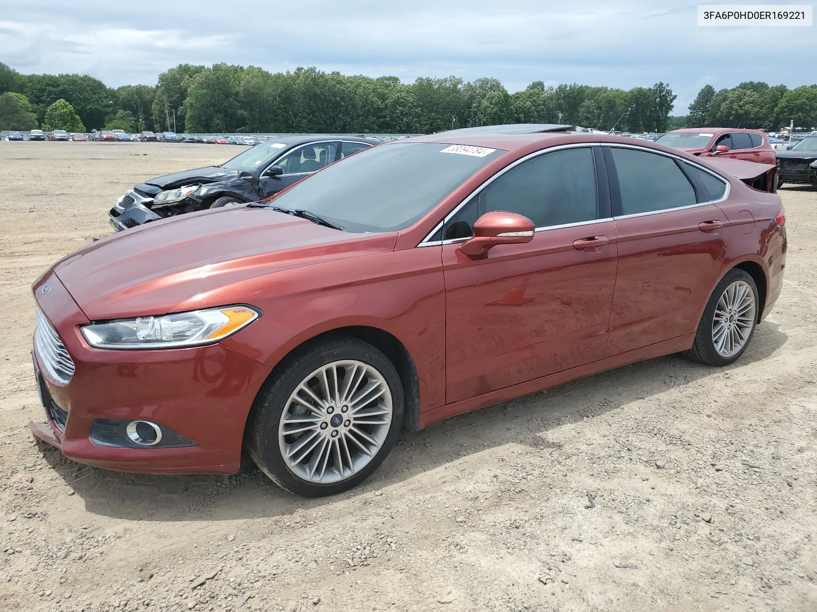 2014 Ford Fusion Se VIN: 3FA6P0HD0ER169221 Lot: 58094784