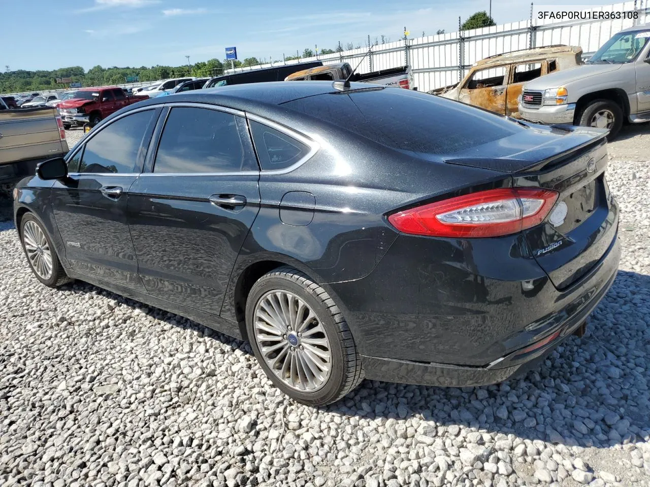 2014 Ford Fusion Titanium Hev VIN: 3FA6P0RU1ER363108 Lot: 58540384