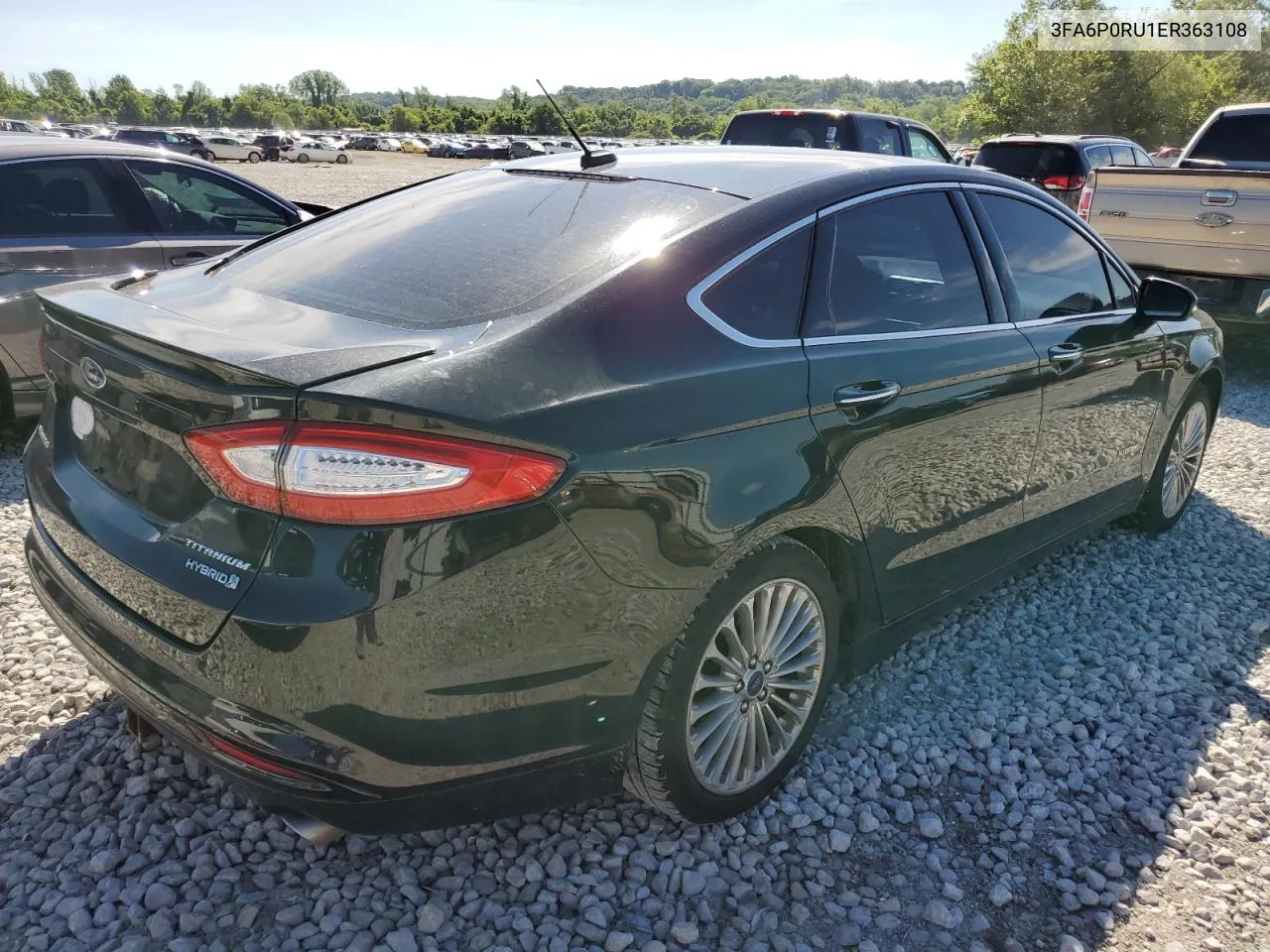 2014 Ford Fusion Titanium Hev VIN: 3FA6P0RU1ER363108 Lot: 58540384