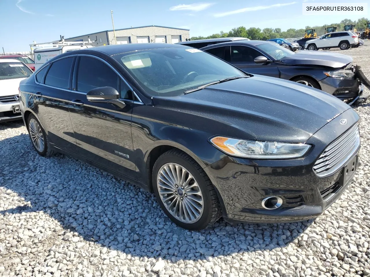 2014 Ford Fusion Titanium Hev VIN: 3FA6P0RU1ER363108 Lot: 58540384