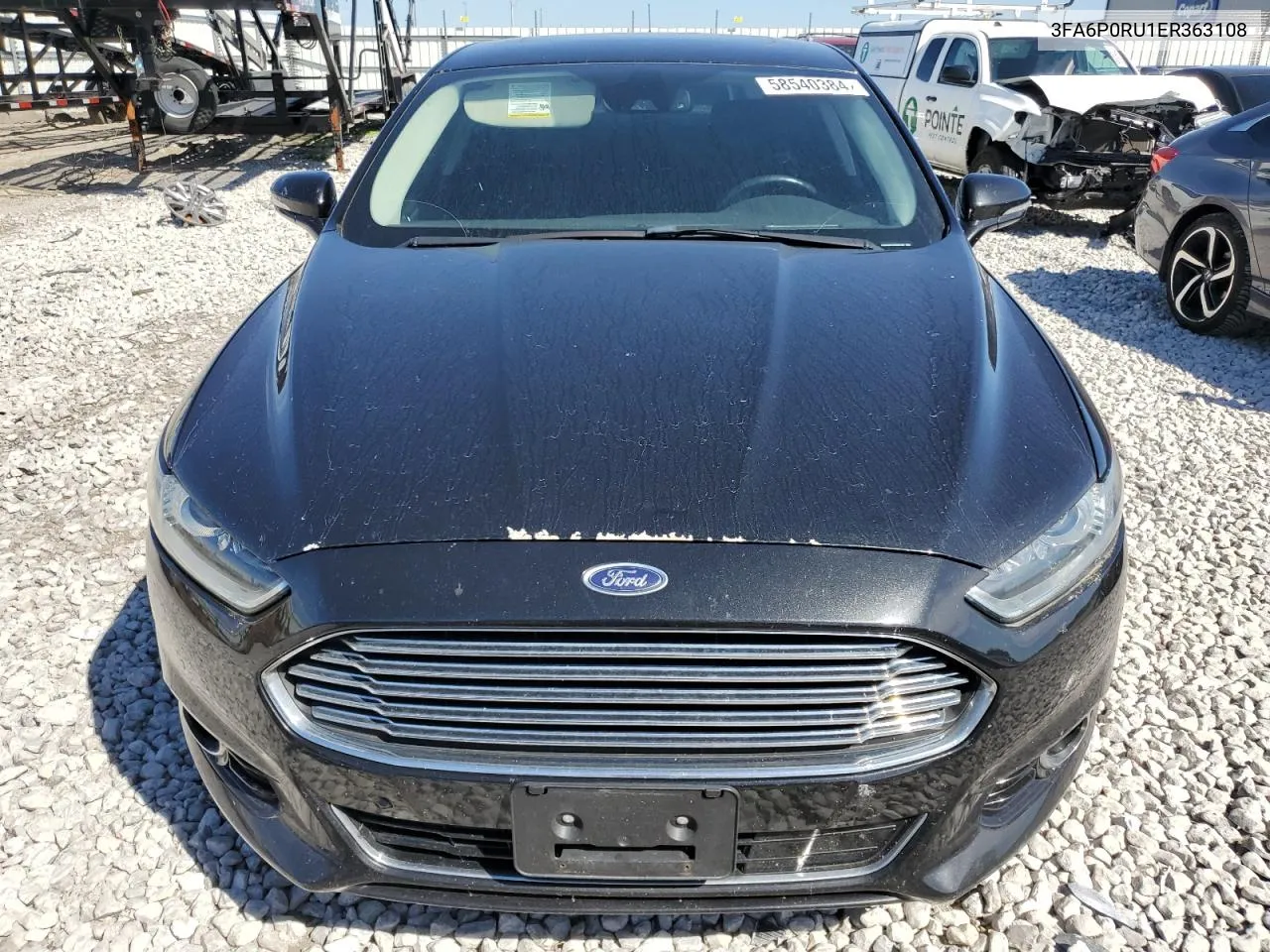 2014 Ford Fusion Titanium Hev VIN: 3FA6P0RU1ER363108 Lot: 58540384