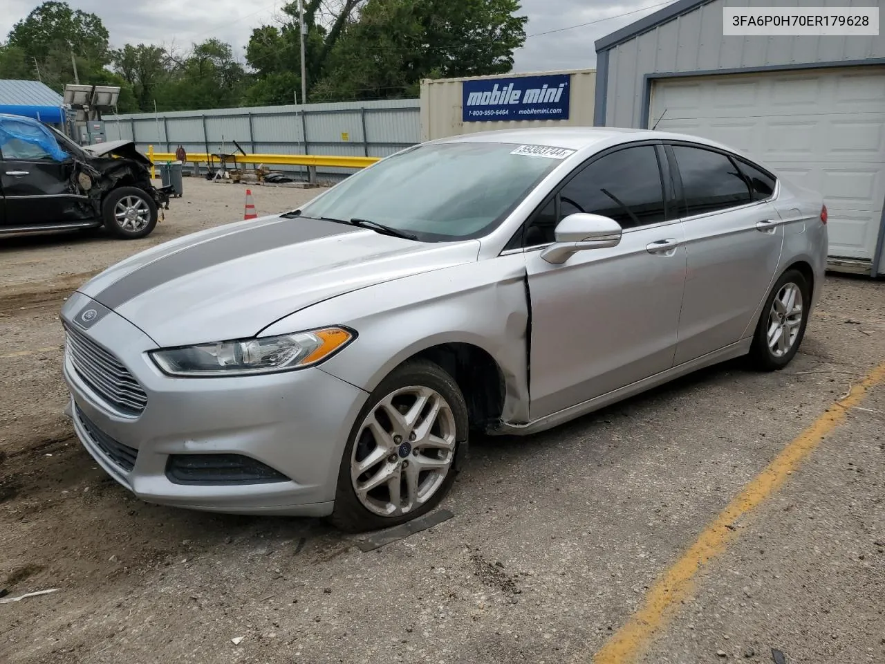 2014 Ford Fusion Se VIN: 3FA6P0H70ER179628 Lot: 59303744