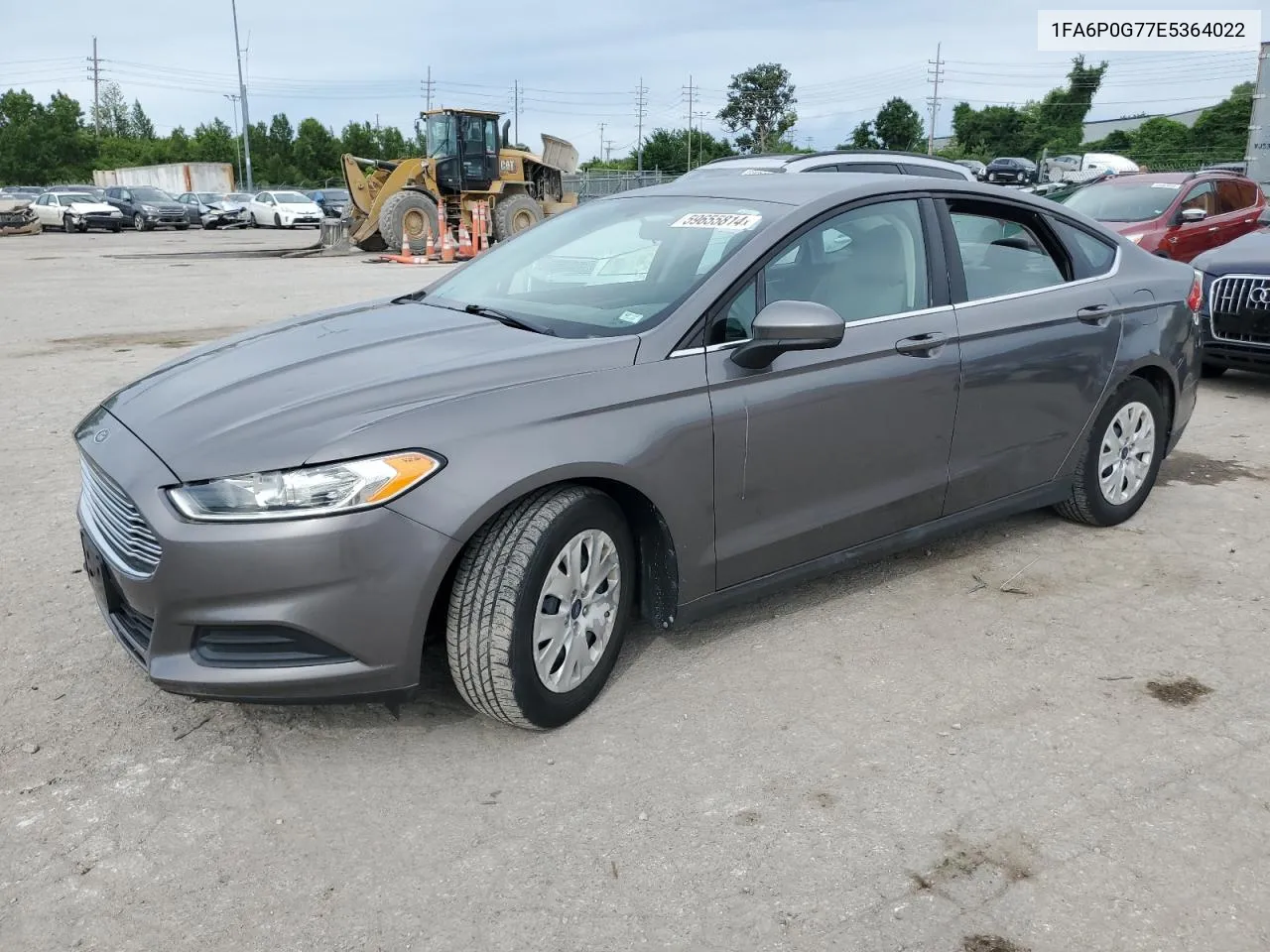 2014 Ford Fusion S VIN: 1FA6P0G77E5364022 Lot: 59655814