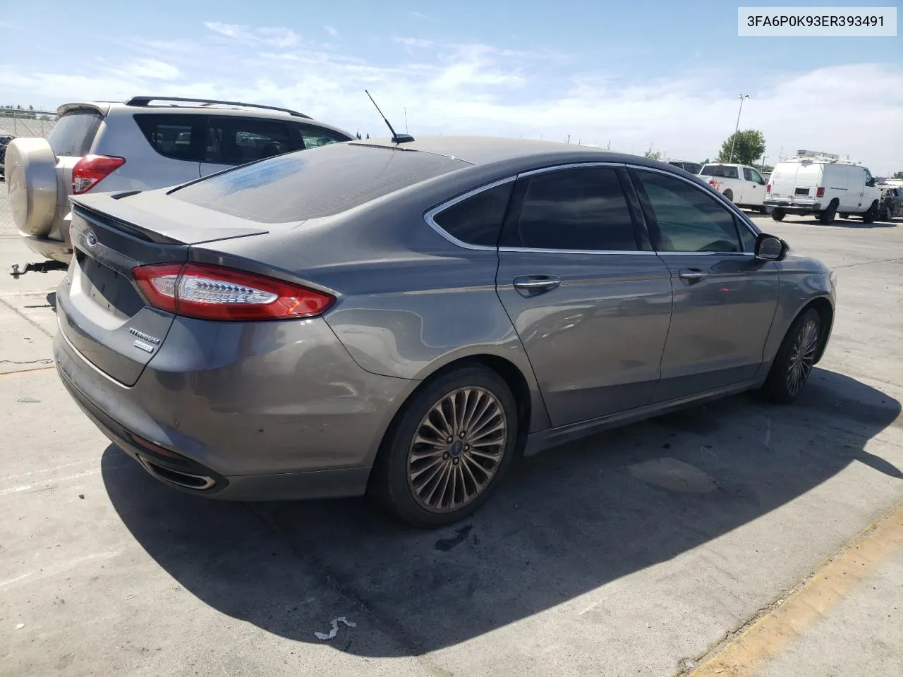 3FA6P0K93ER393491 2014 Ford Fusion Titanium