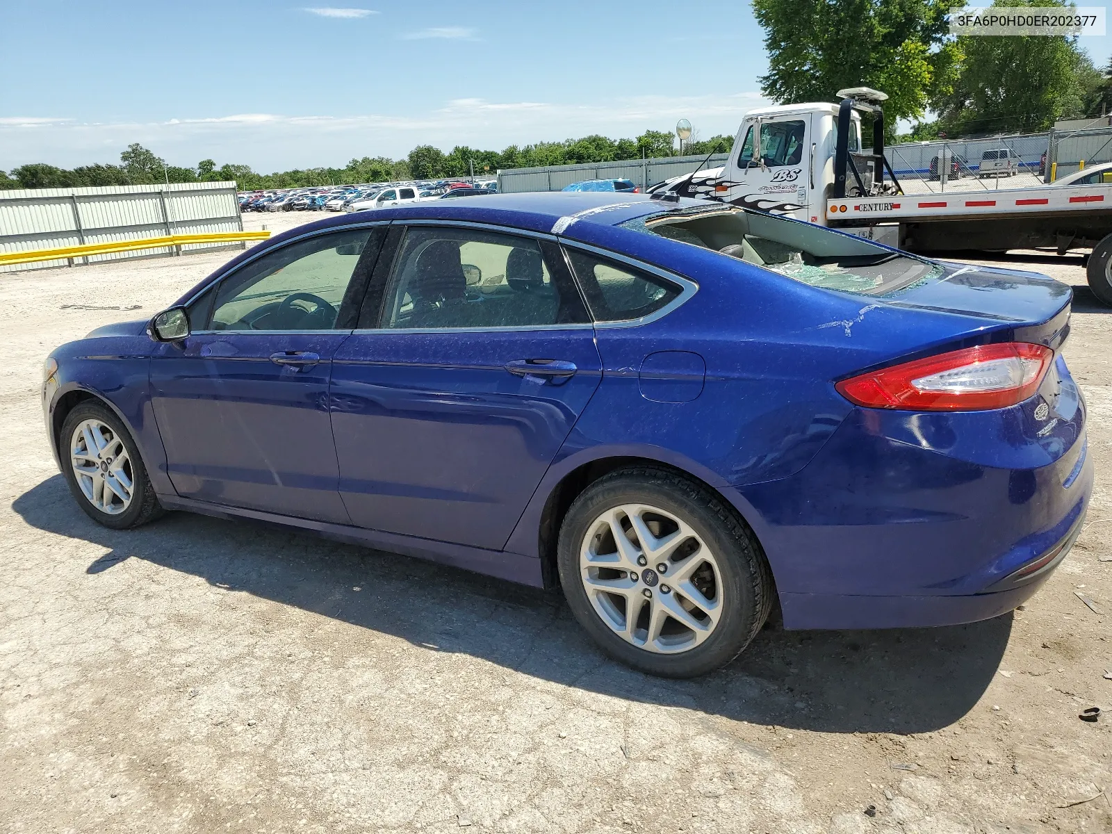 2014 Ford Fusion Se VIN: 3FA6P0HD0ER202377 Lot: 60944634