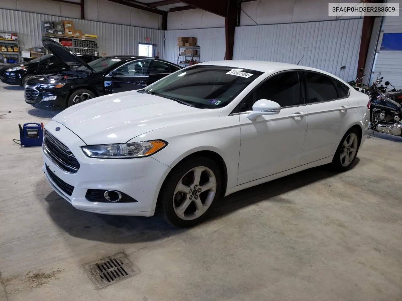 2014 Ford Fusion Se VIN: 3FA6P0HD3ER288509 Lot: 61064984