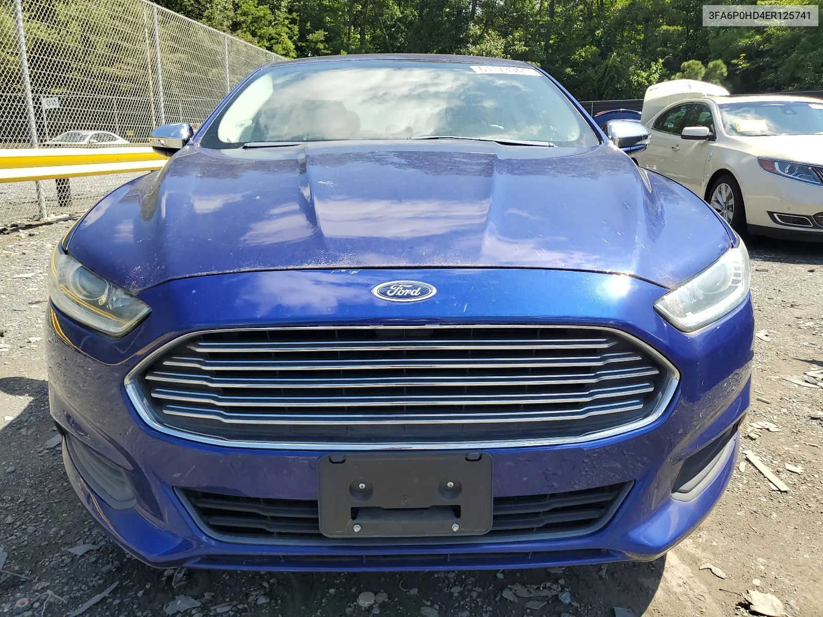 3FA6P0HD4ER125741 2014 Ford Fusion Se