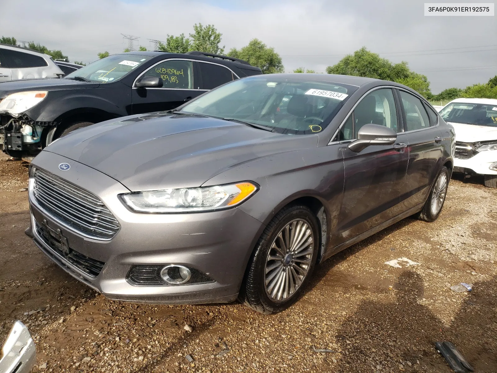 3FA6P0K91ER192575 2014 Ford Fusion Titanium