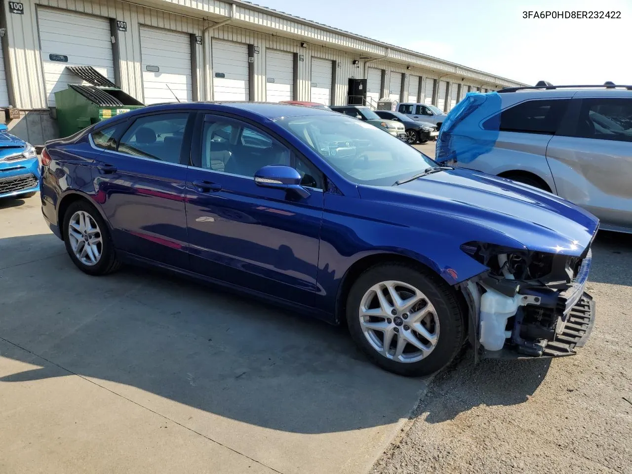 2014 Ford Fusion Se VIN: 3FA6P0HD8ER232422 Lot: 62832254