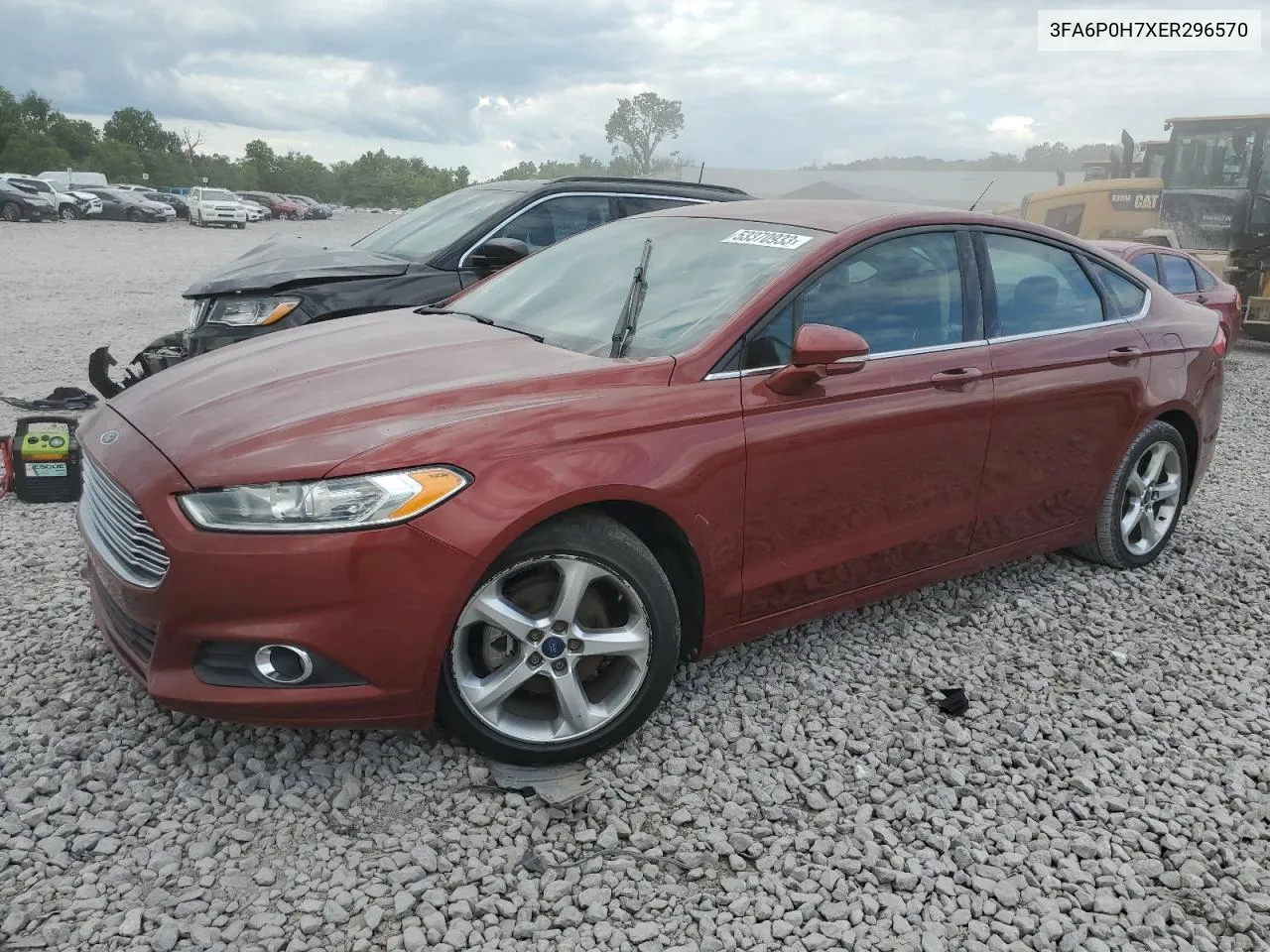 2014 Ford Fusion Se VIN: 3FA6P0H7XER296570 Lot: 63535034