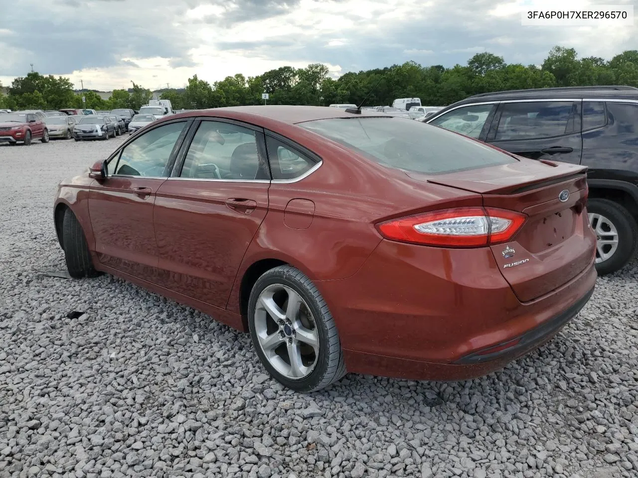 2014 Ford Fusion Se VIN: 3FA6P0H7XER296570 Lot: 63535034