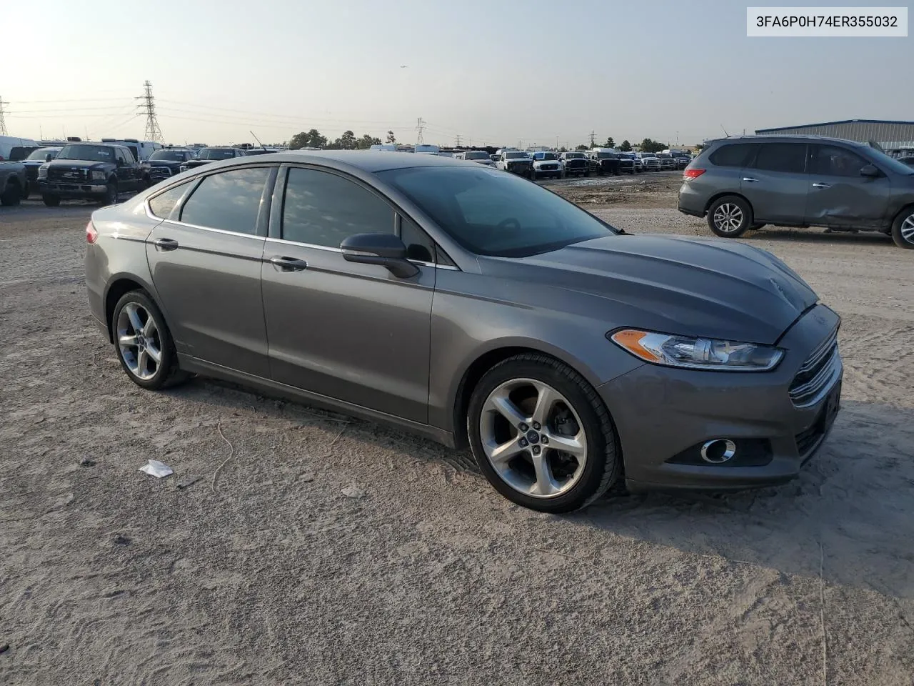 2014 Ford Fusion Se VIN: 3FA6P0H74ER355032 Lot: 64474964