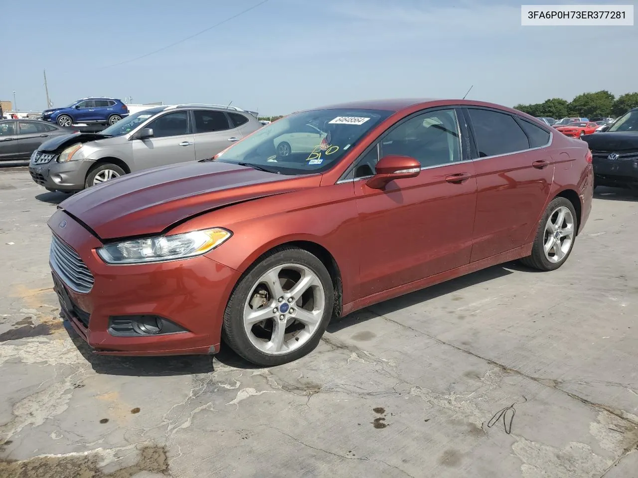 3FA6P0H73ER377281 2014 Ford Fusion Se