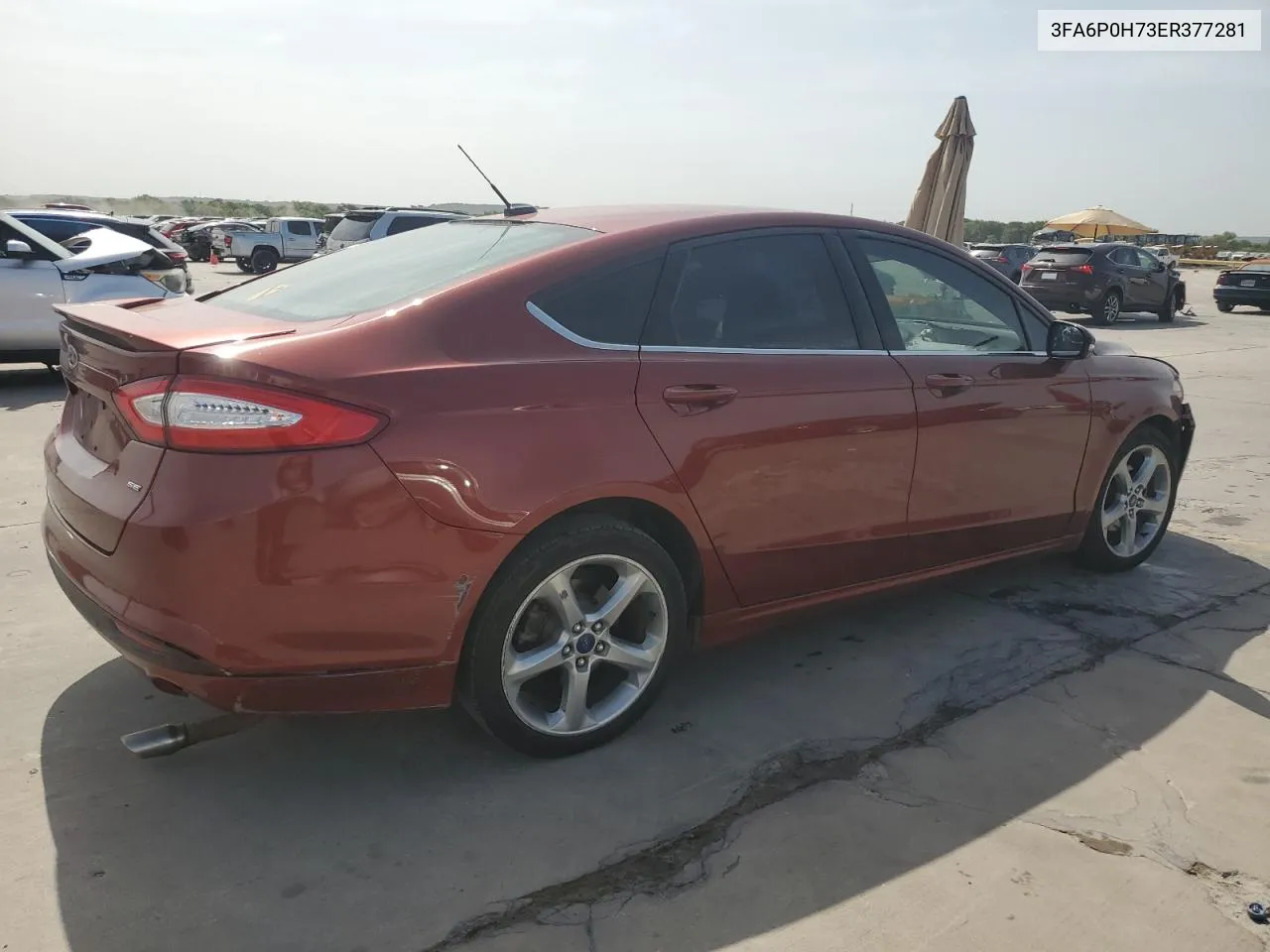 3FA6P0H73ER377281 2014 Ford Fusion Se