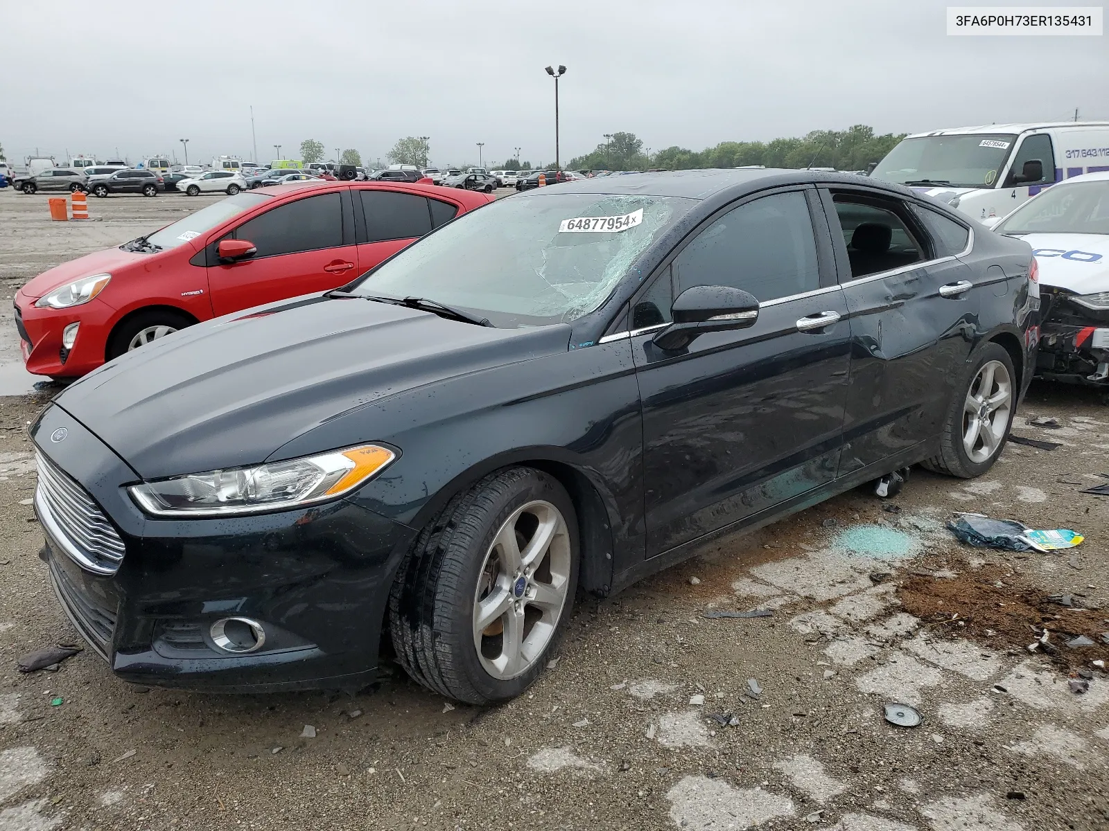 2014 Ford Fusion Se VIN: 3FA6P0H73ER135431 Lot: 64877954