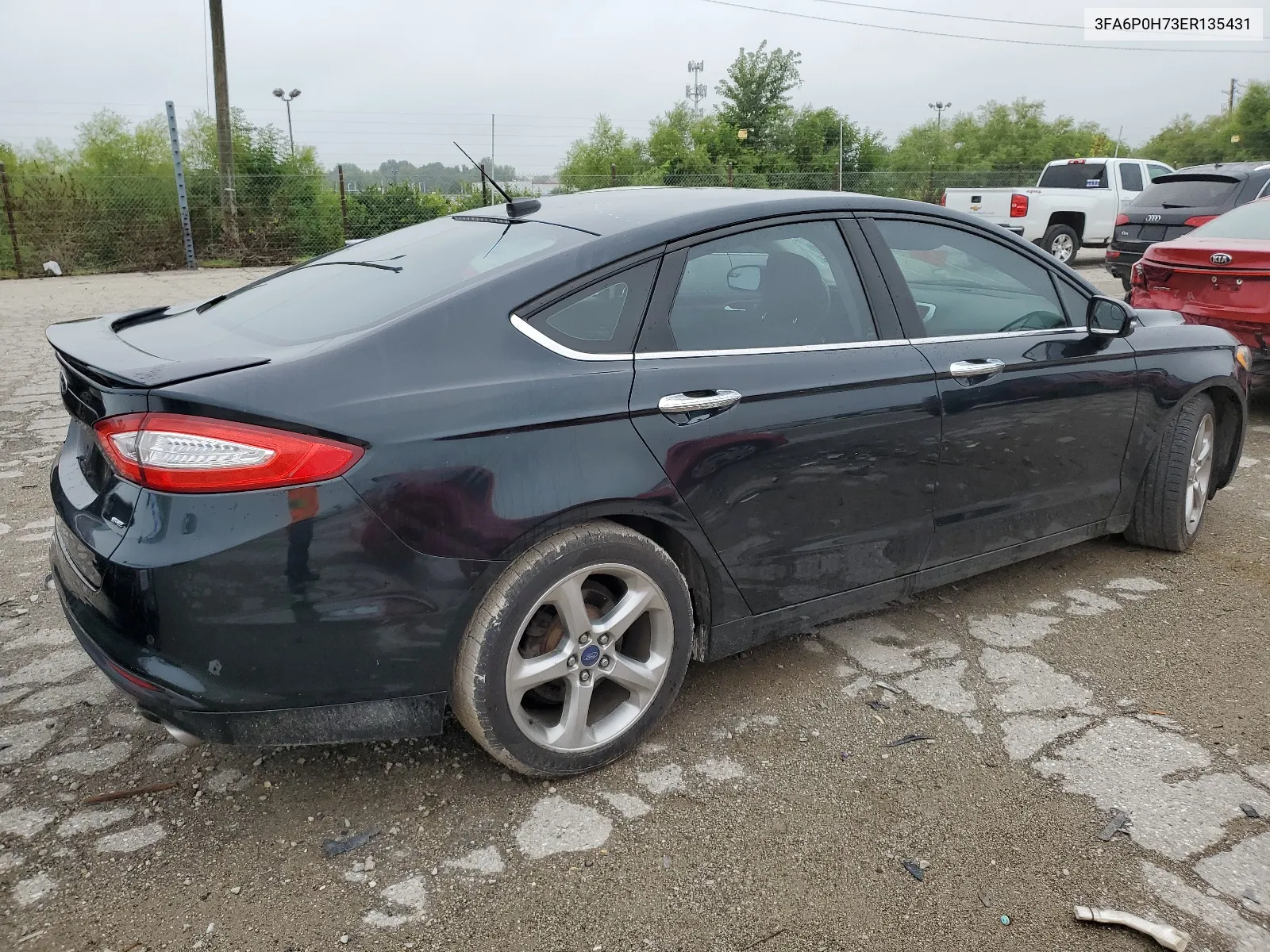 2014 Ford Fusion Se VIN: 3FA6P0H73ER135431 Lot: 64877954